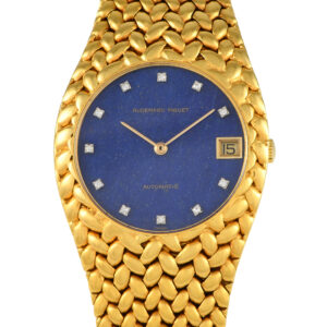 Audemars Piguet Cobra Lapis Diamond Dial 18K Yellow Gold Watch 5403