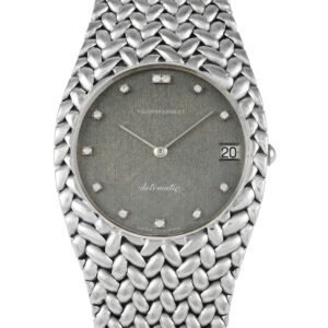 Audemars Piguet Cobra Gray Double Diamond Dial 18K White Gold Watch 5403 Grey Dial