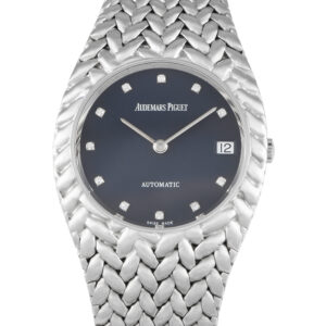 Audemars Piguet Cobra Diamond Blue Dial 18K White Gold Watch 5403