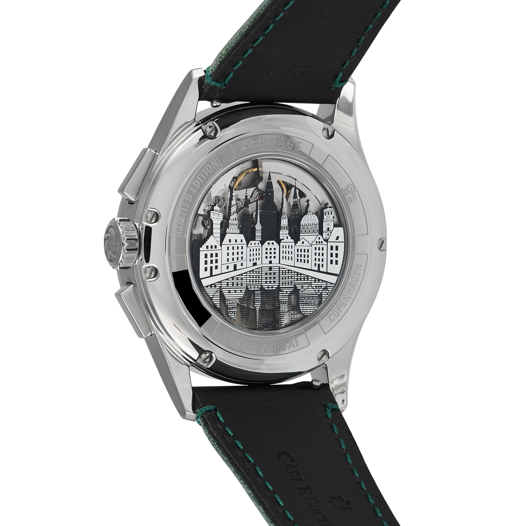Bucherer Heritage BiCompax Annual Copenhagen Hometown Edition Watch 00.10803.08.92.72