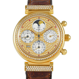 IWC Da Vinci Perpetual Calendar Chronograph Diamond-Set Watch 9253
