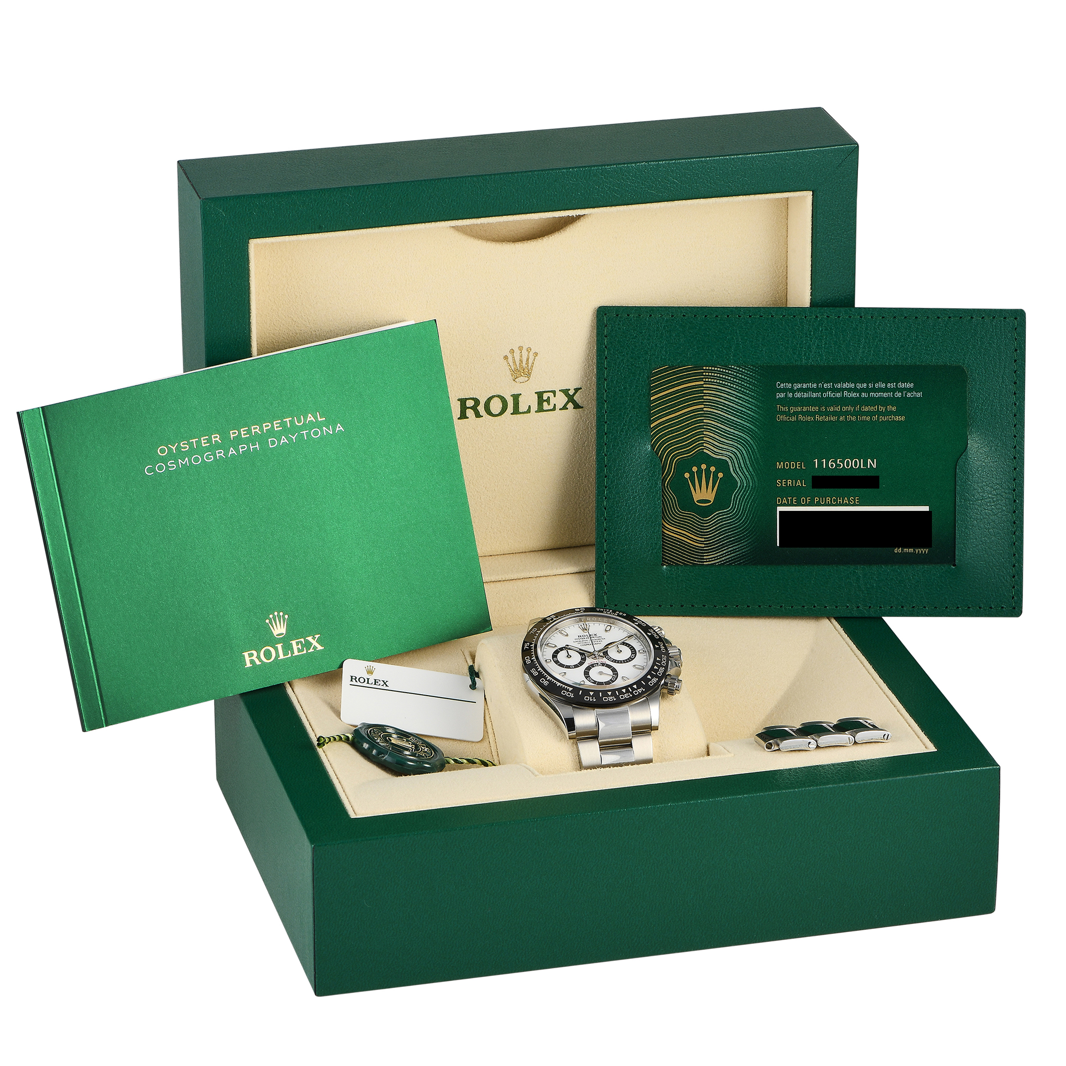 Rolex Daytona White Dial Watch 116500LN