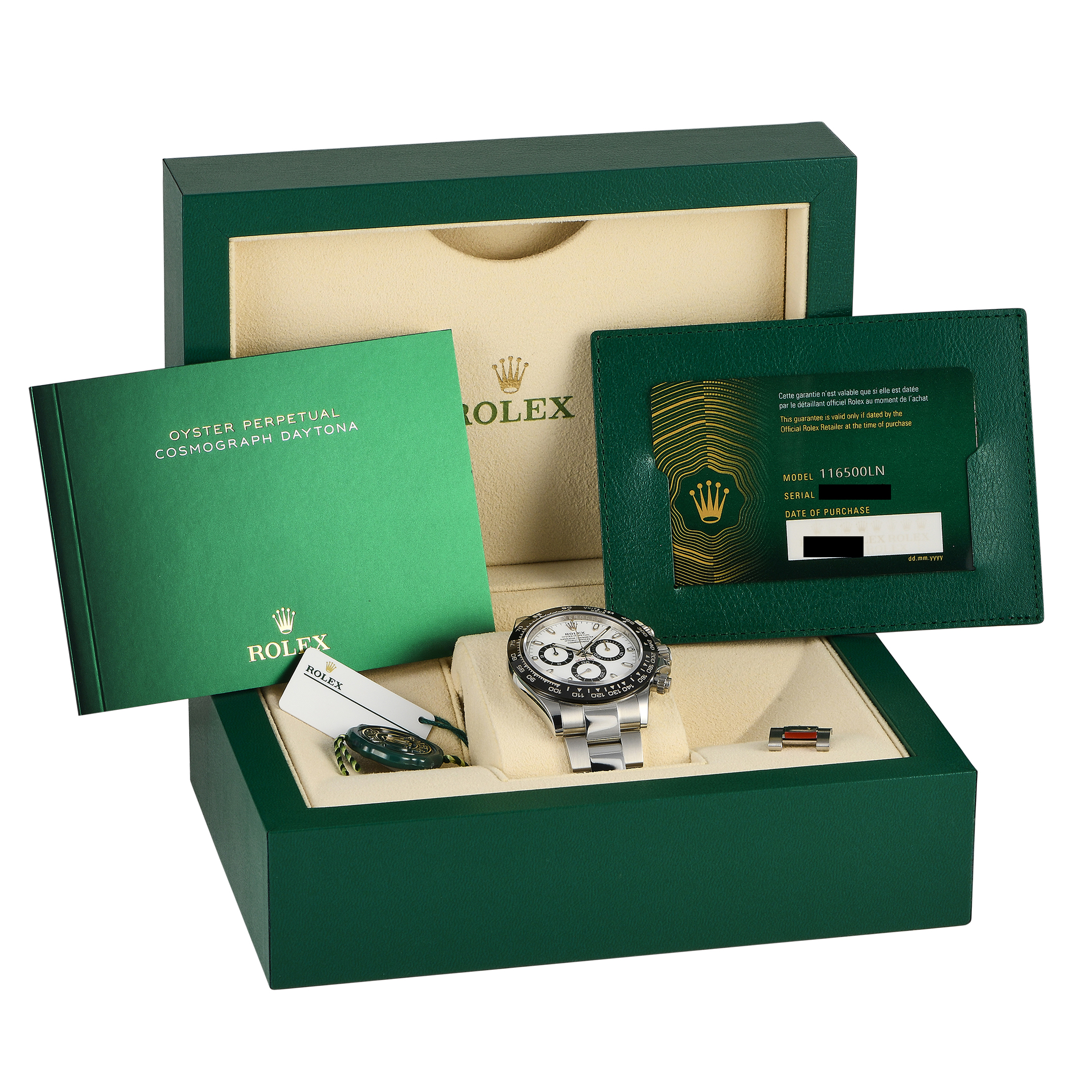 Rolex Daytona White Dial Watch 116500LN