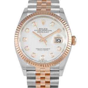 Rolex Datejust 36 Mother of Pearl Diamond Dial Watch 126231-0021