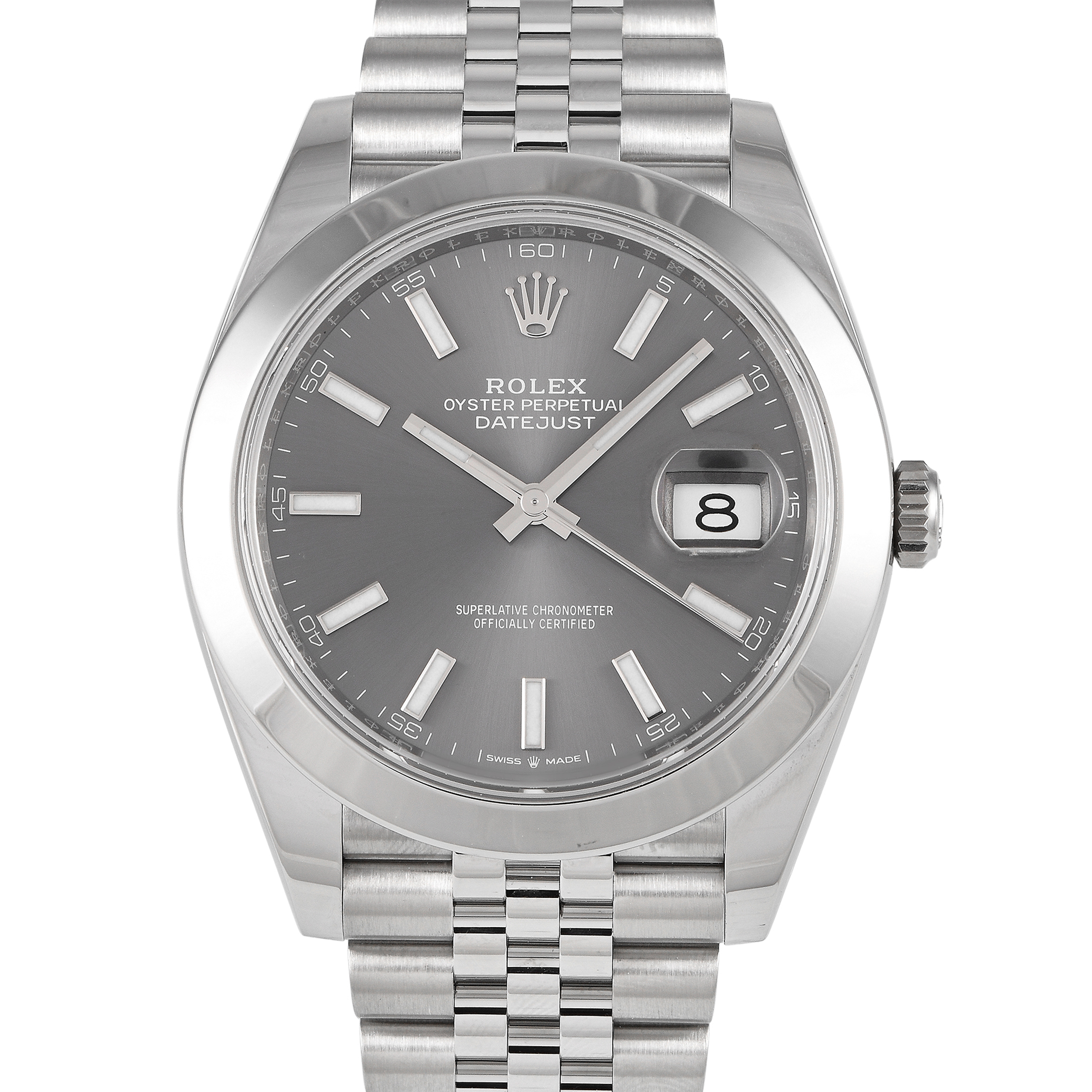 Rolex Datejust 41 Slate Dial Watch 126300