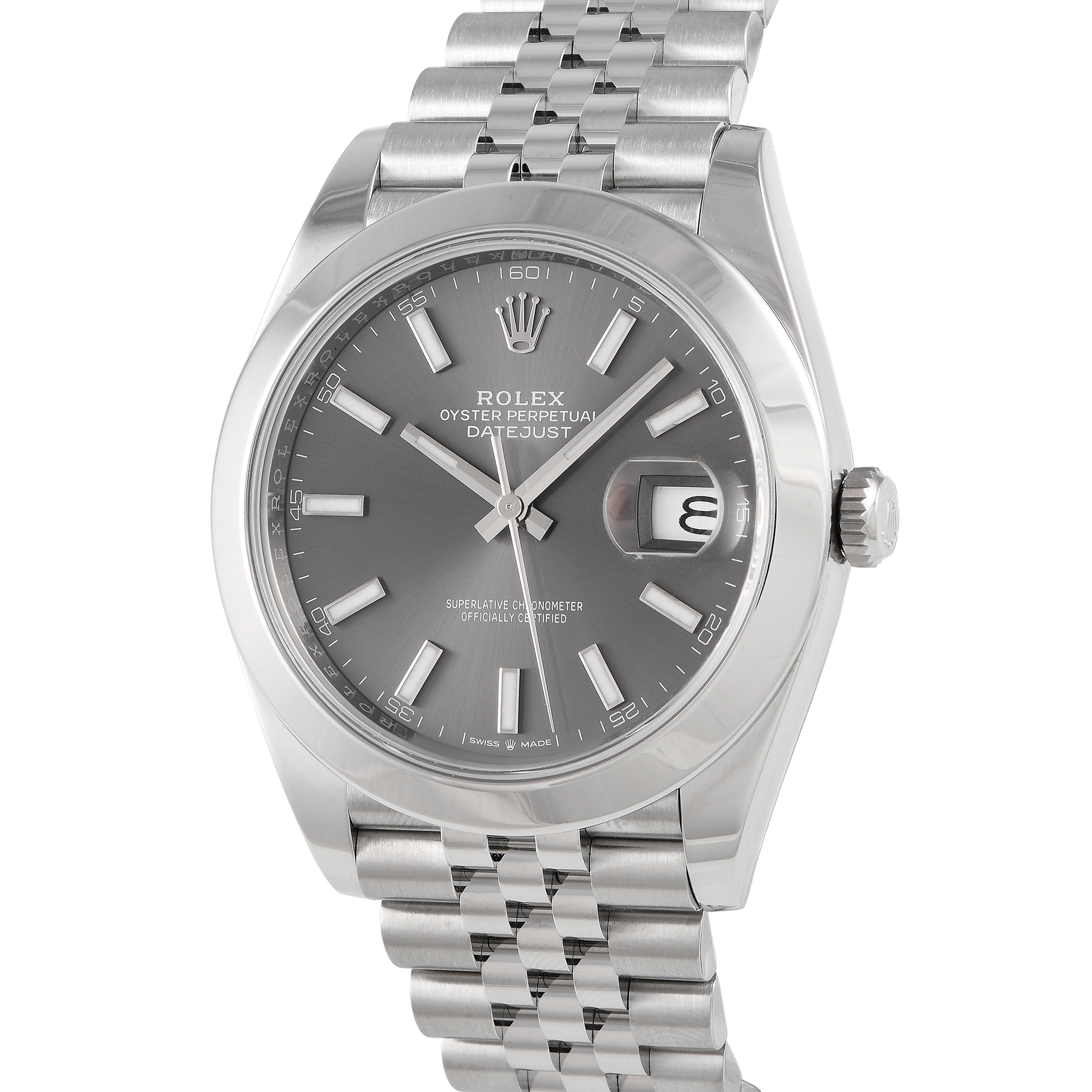 Rolex Datejust 41 Slate Dial Watch 126300