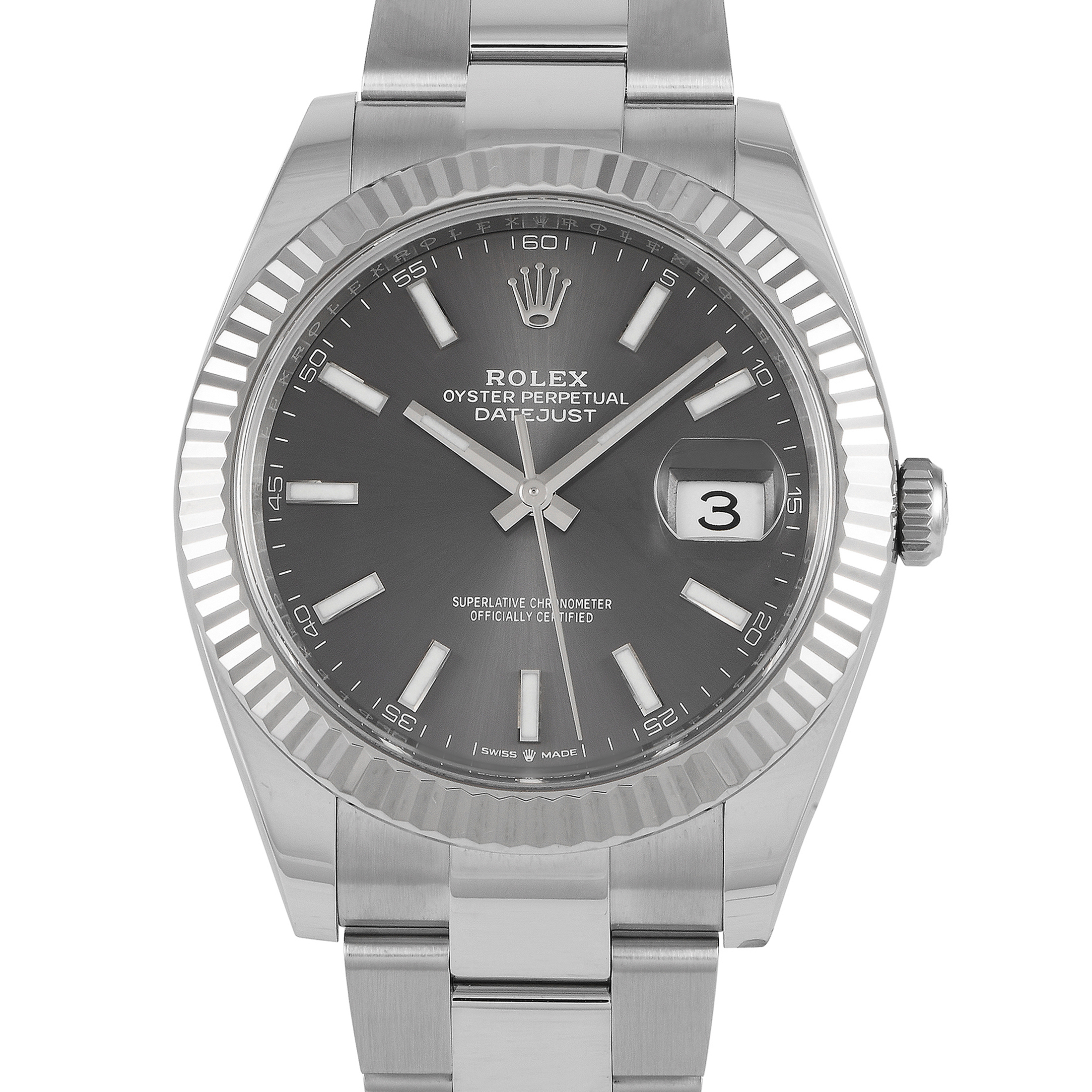 Rolex Datejust 41 Slate Dial Watch 126334-0013