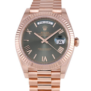 Rolex Day-Date 40 Olive Green Dial Watch 228235