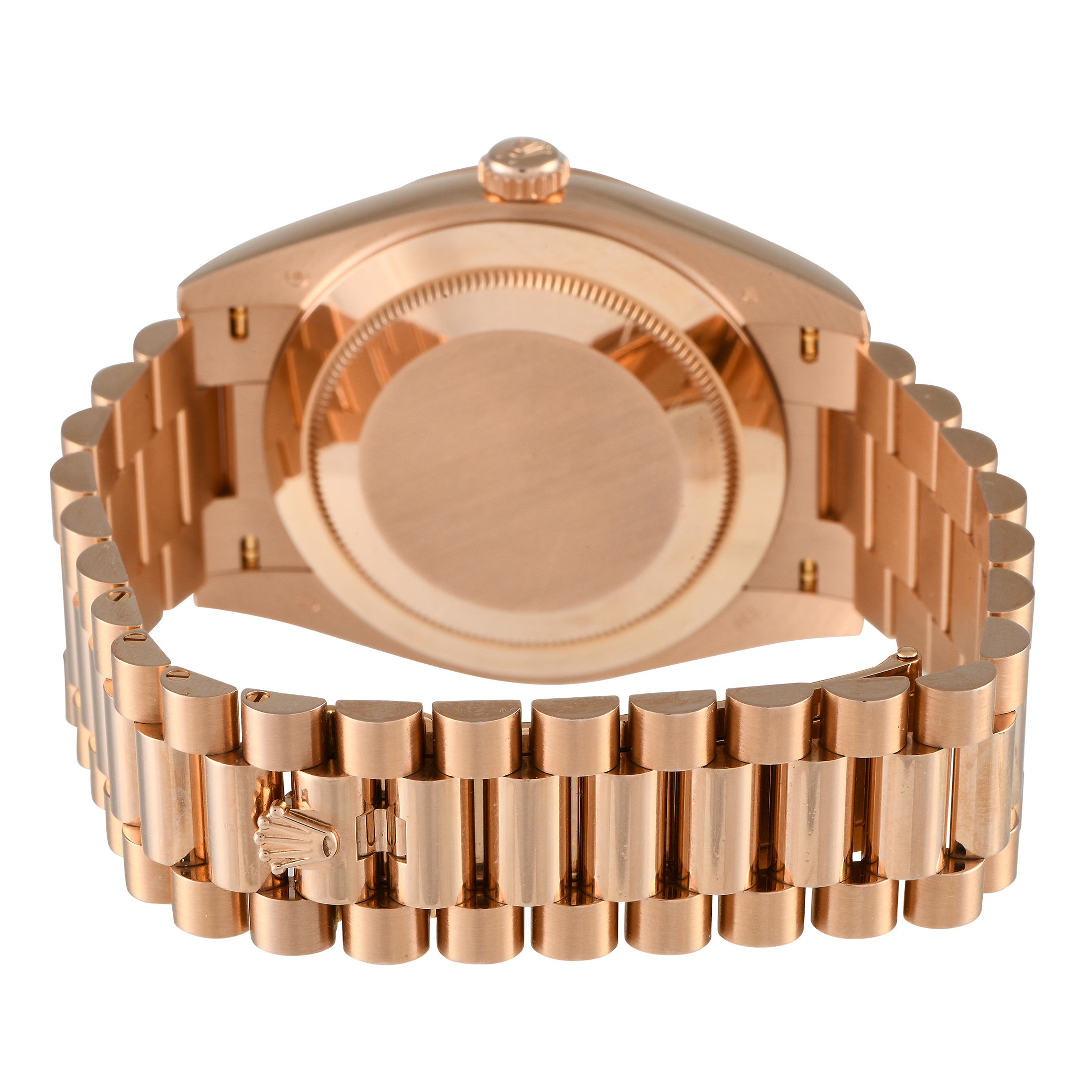 Rolex Day-Date 40 Chocolate Diamond Dial Watch 228235