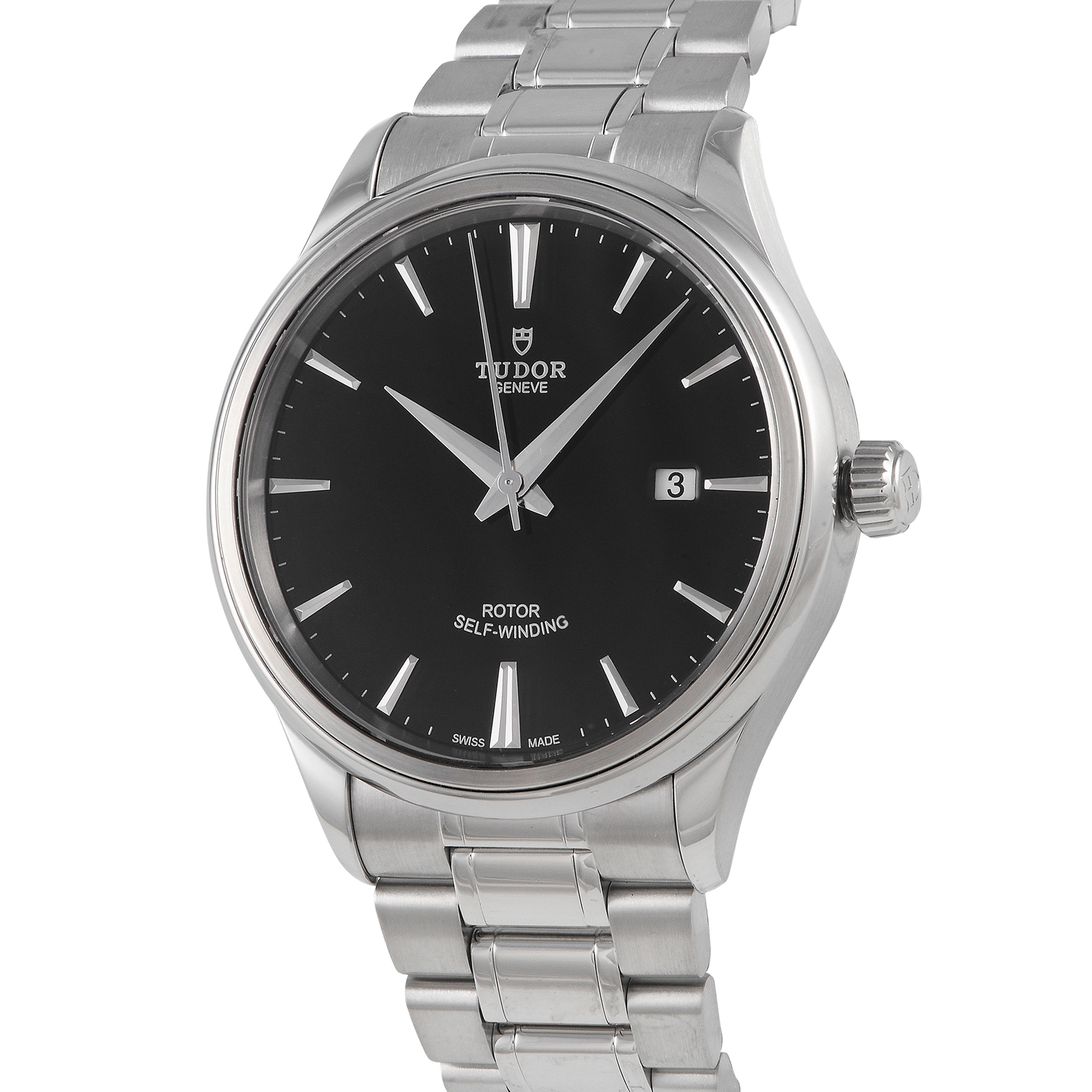 Tudor Style Black Dial Watch 12700
