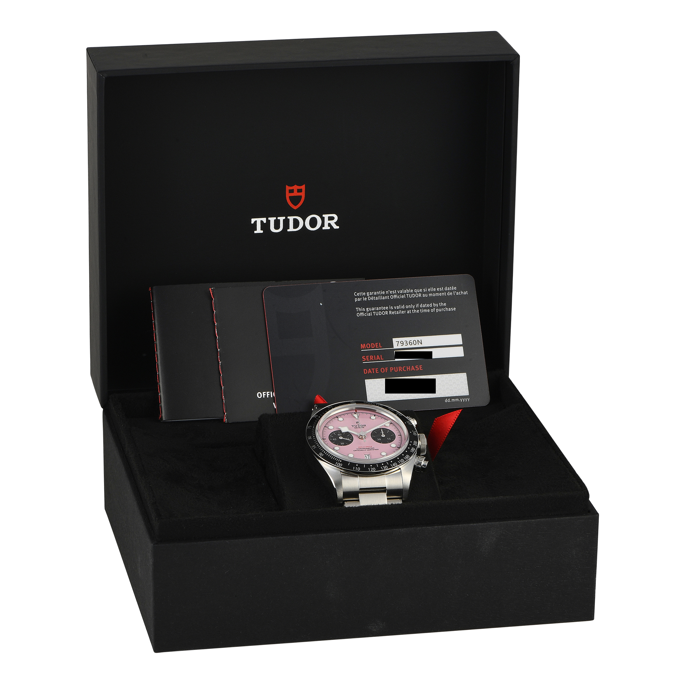 Tudor Black Bay Chrono Pink Dial Watch 79360N-0019