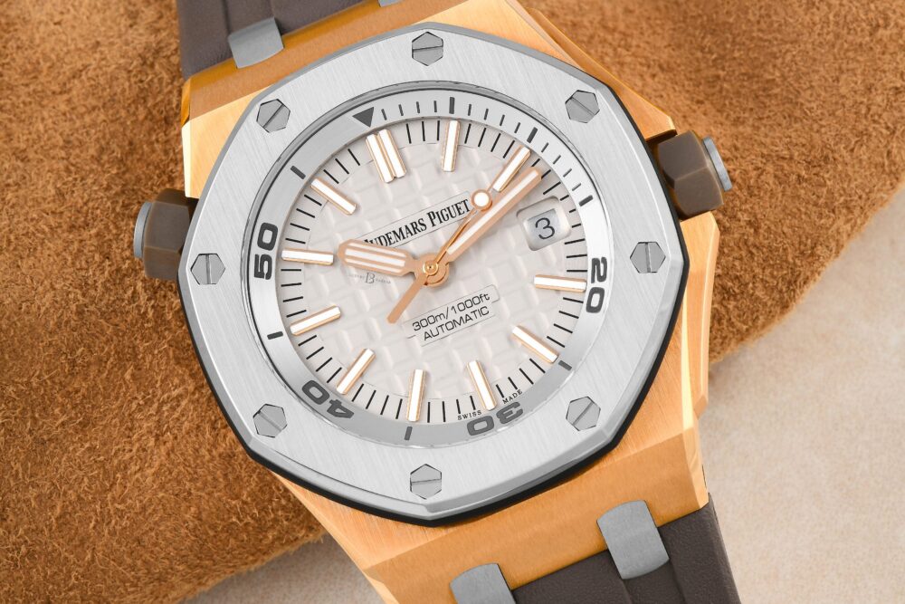 AP Diver Japan Edition watch (rose gold with titanium bezel)