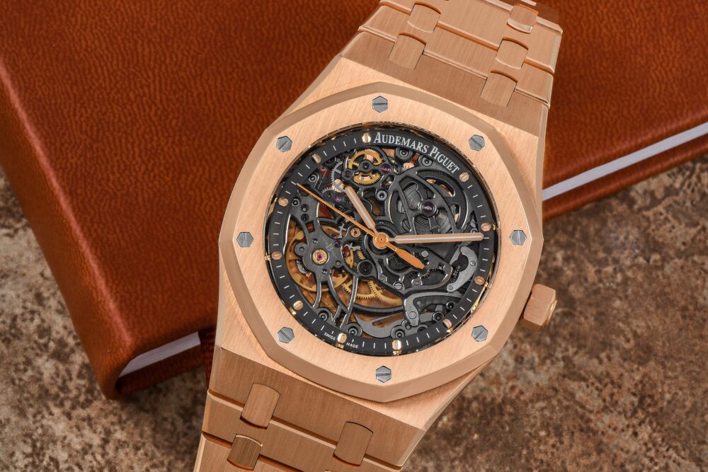 50th Anniversary Royal Oak Jumbo Extra Thin Openworked