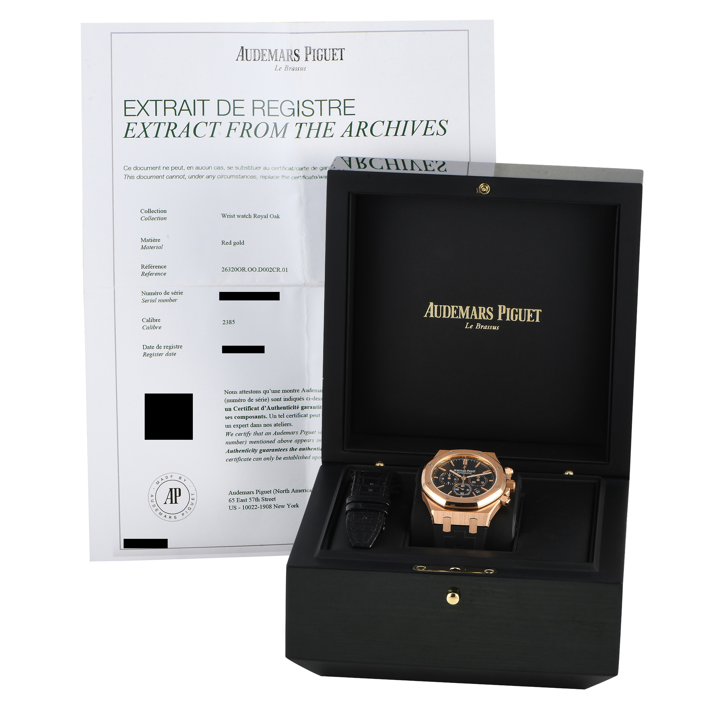 Audemars Piguet Royal Oak Chronograph Watch 26320OR.OO.D002CR.01