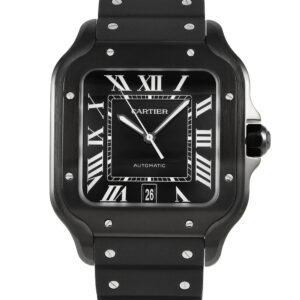 Cartier Santos de Cartier Black ADLC All Black Watch WSSA0039