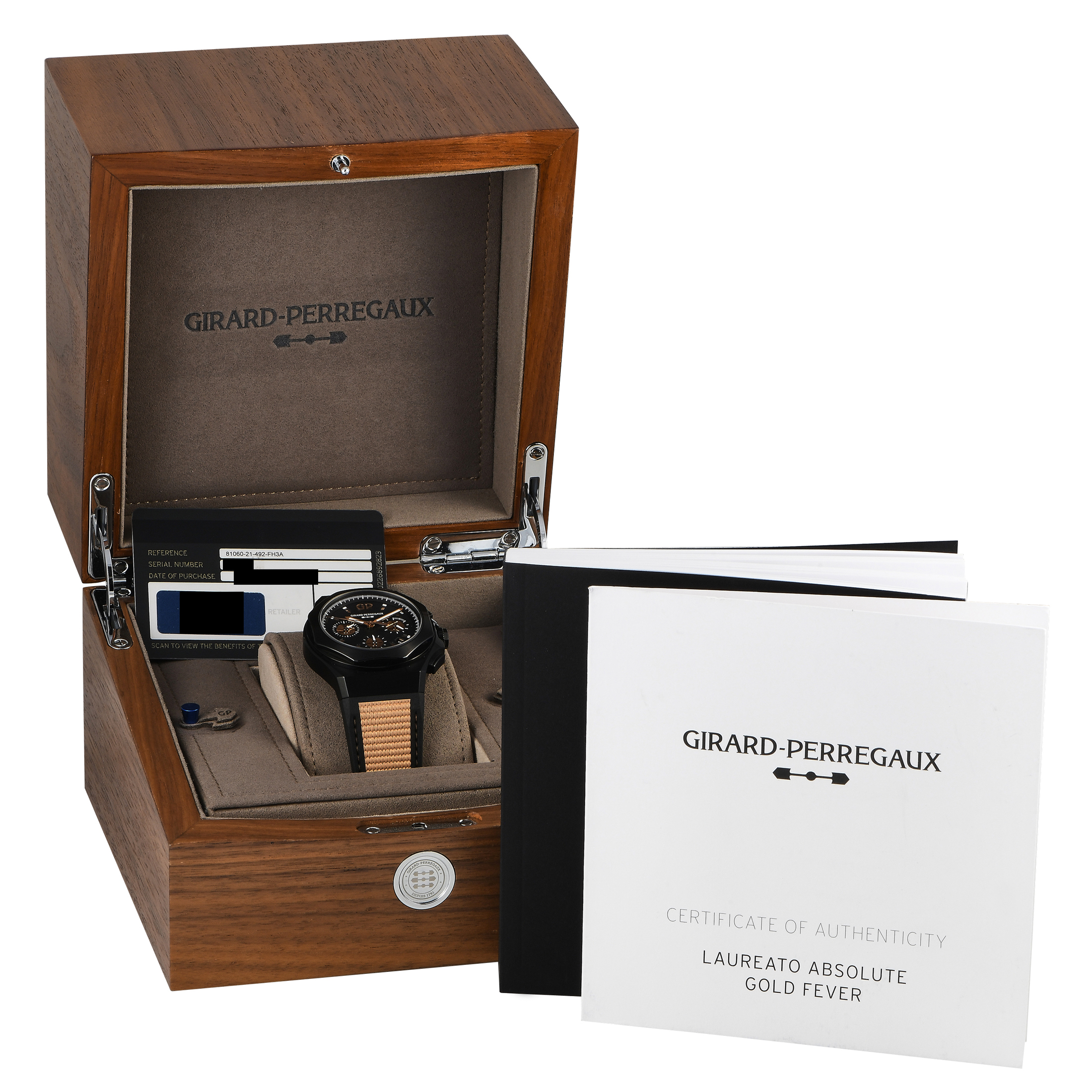 Girard Perregaux Laureato Absolute Gold Fever Watch 81060-21-492-FH3A