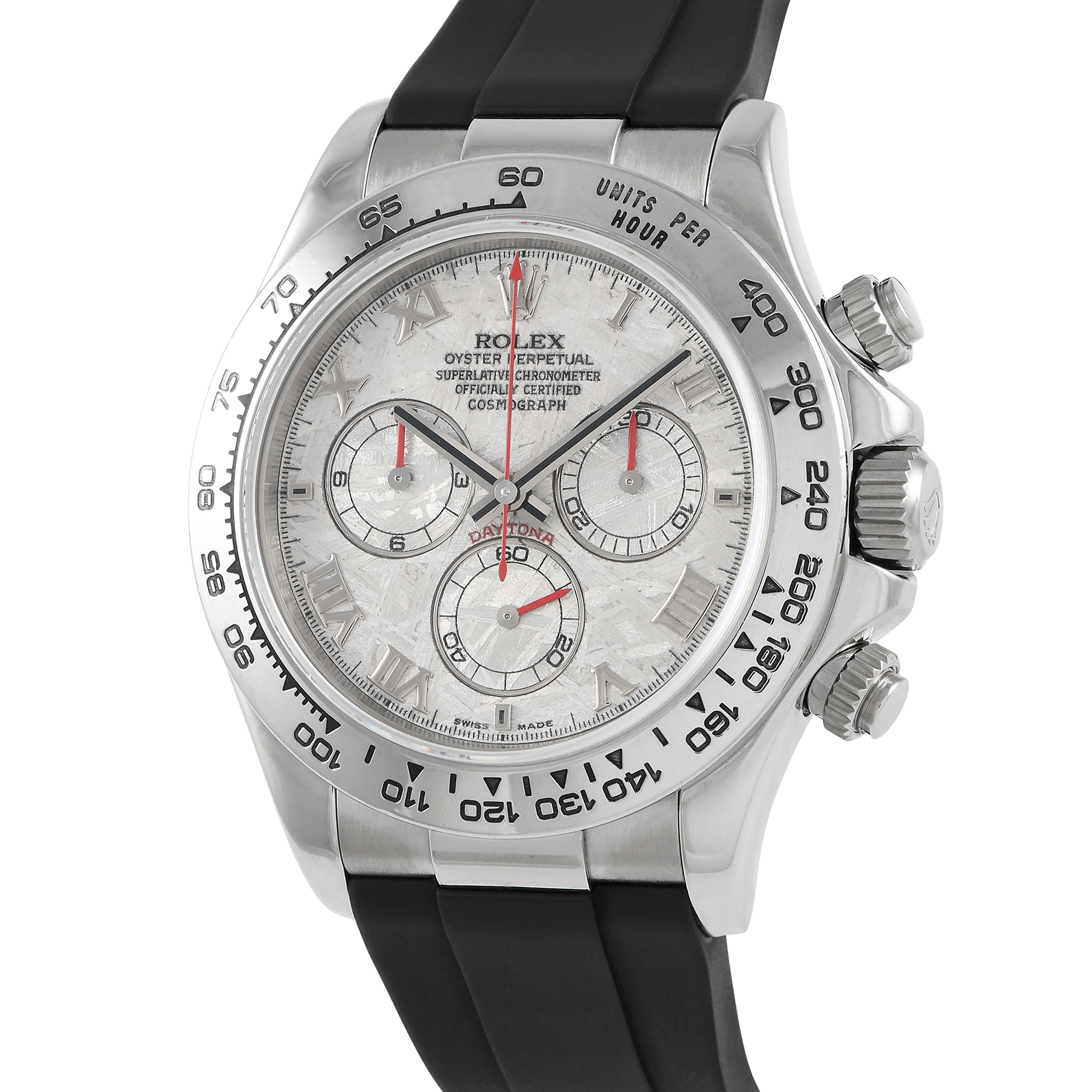 Rolex Daytona Meteorite Dial White Gold Watch 116519