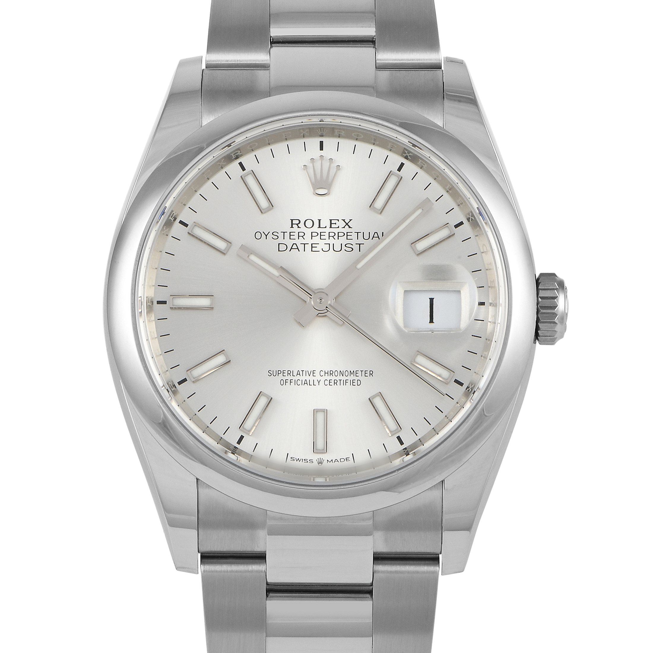 Rolex Datejust 36 Silver Dial Watch 126200