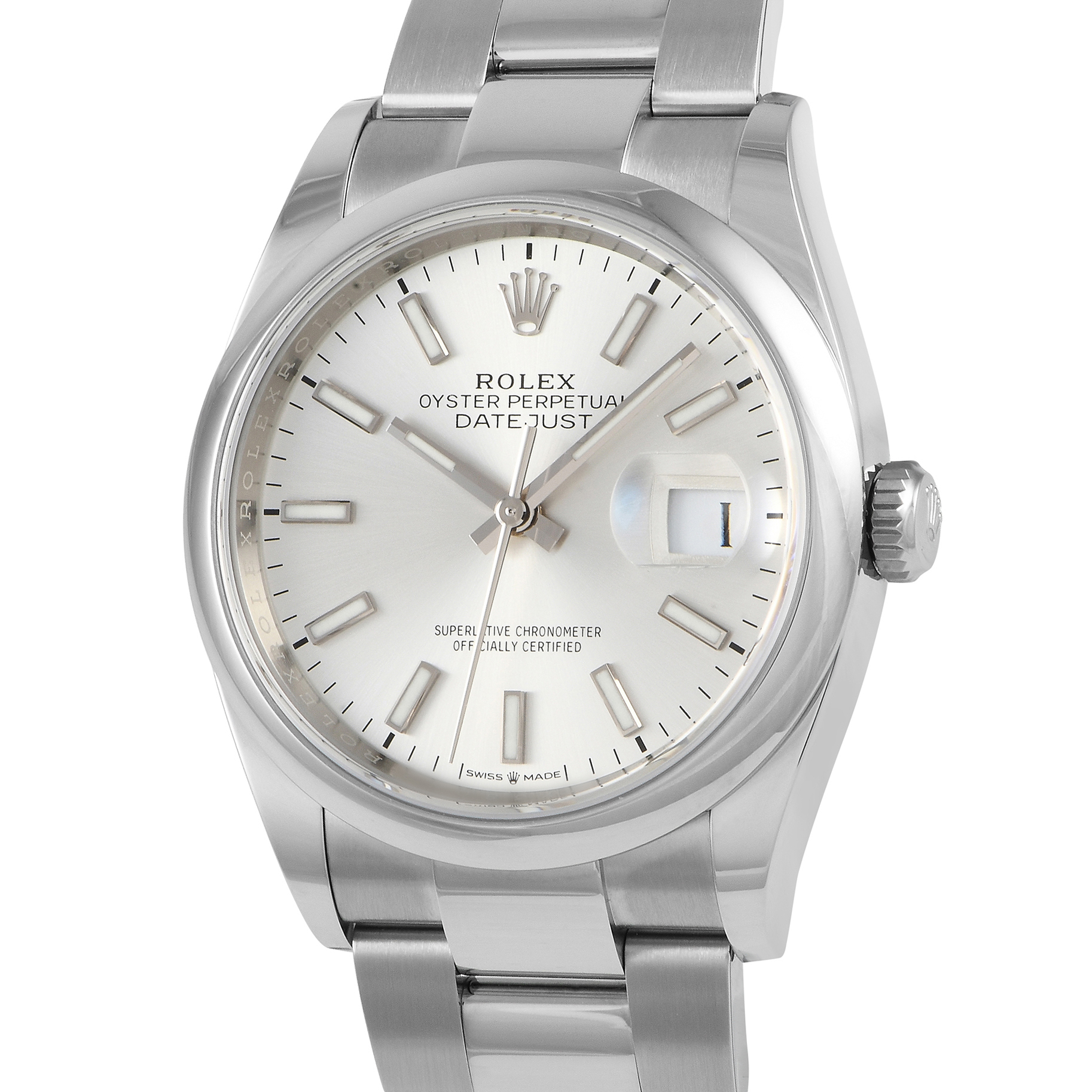 Rolex Datejust 36 Silver Dial Watch 126200