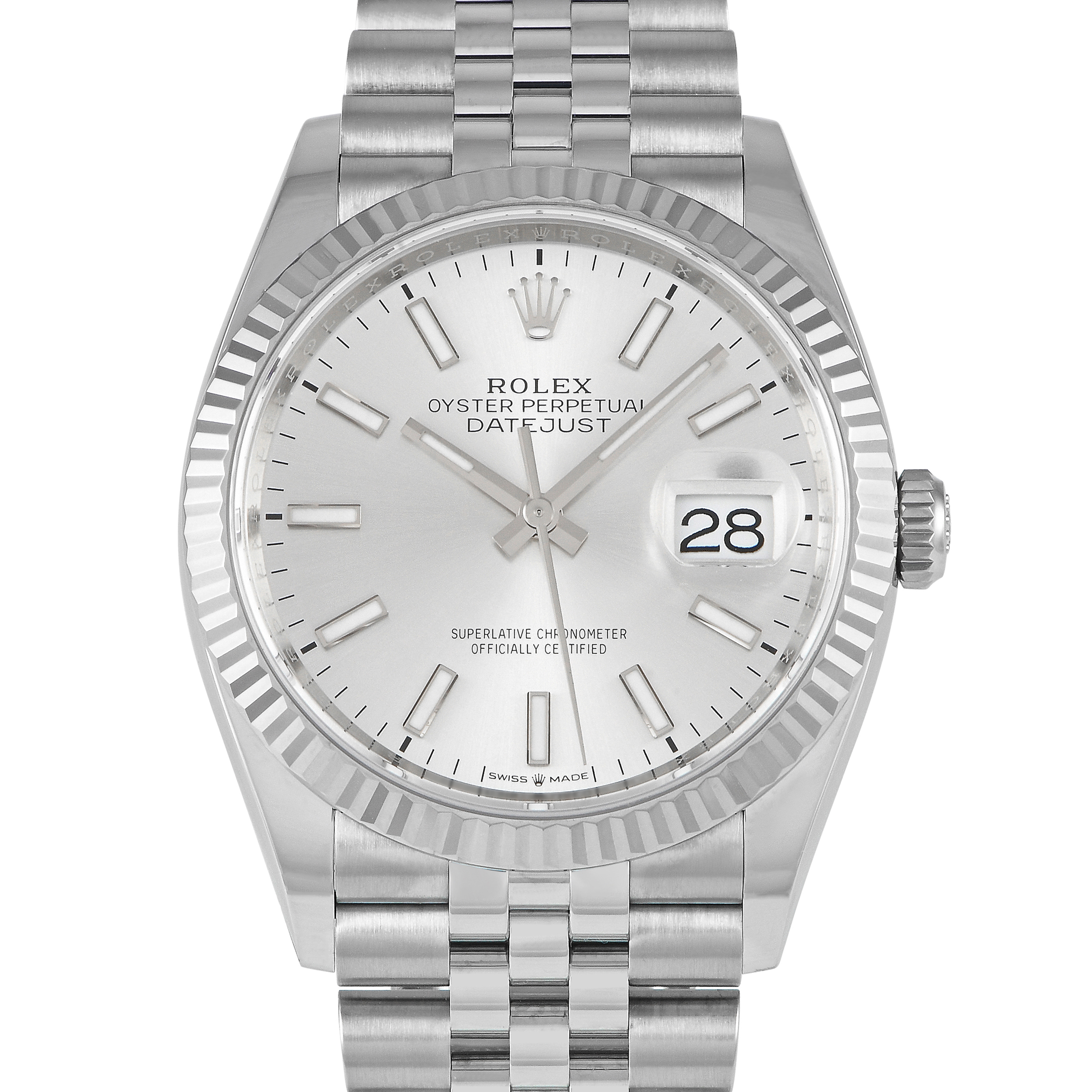 Rolex Datejust 36 Silver Dial Watch 126234