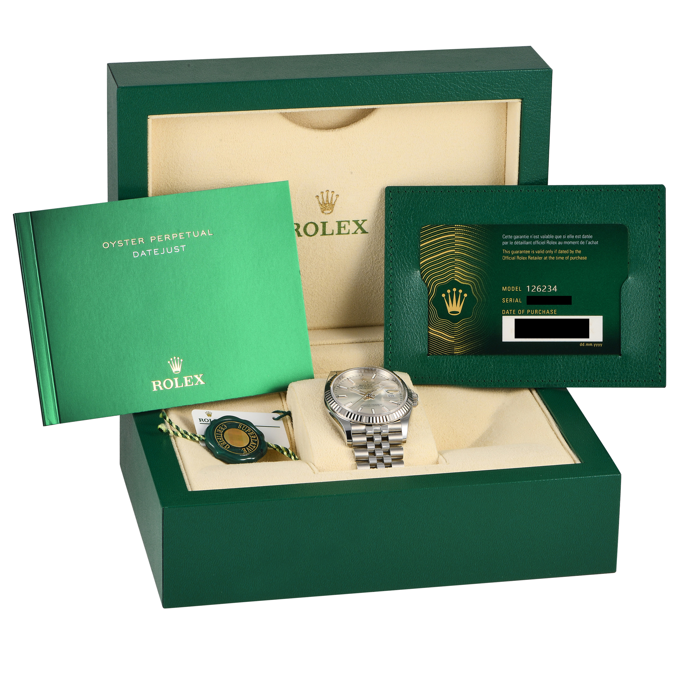 Rolex Datejust 36 Silver Dial Watch 126234