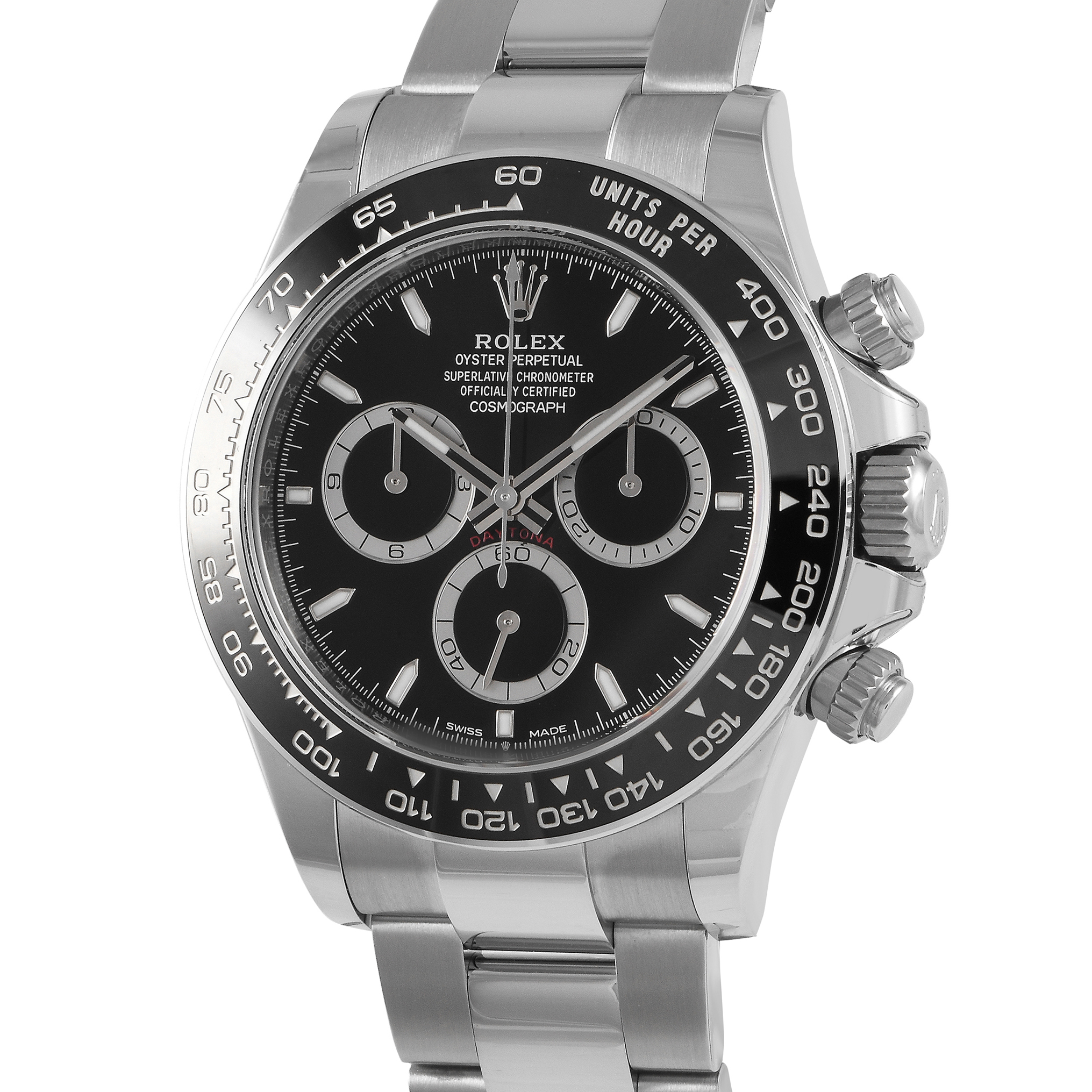 Rolex Daytona Black Dial Watch 126500LN