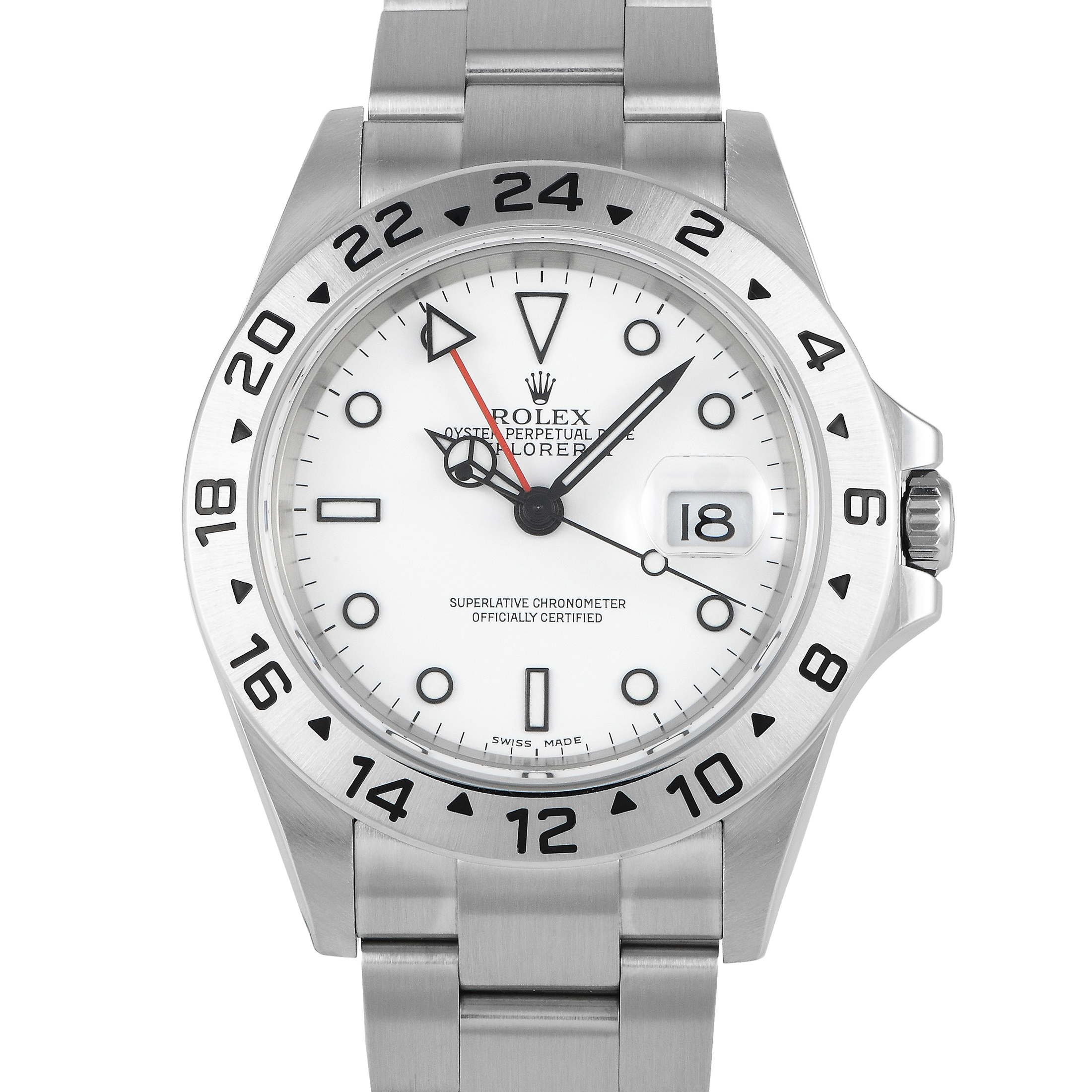 Rolex Explorer White Dial Watch 16570