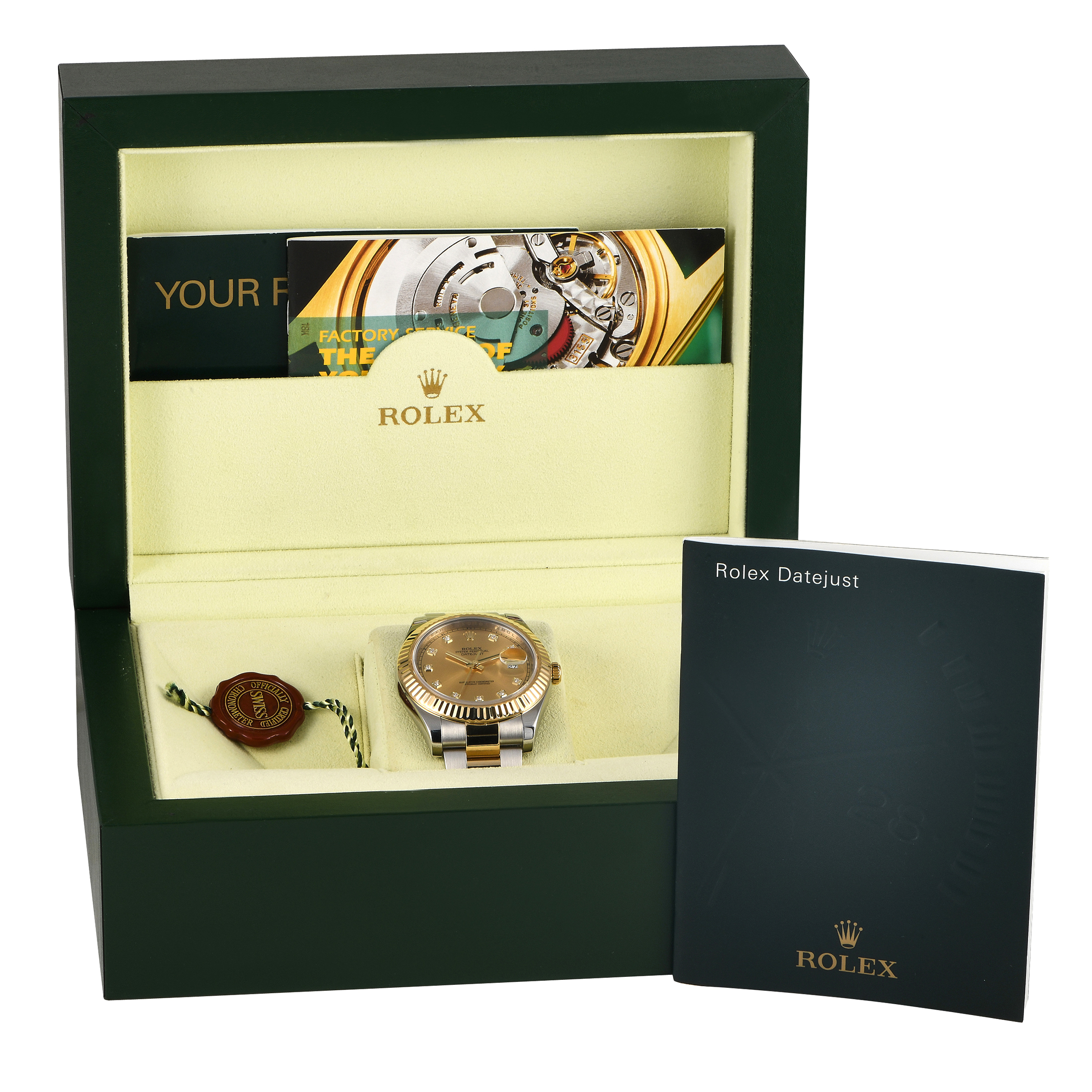 Rolex Datejust II Chronometer 41mm Diamond Watch 116333