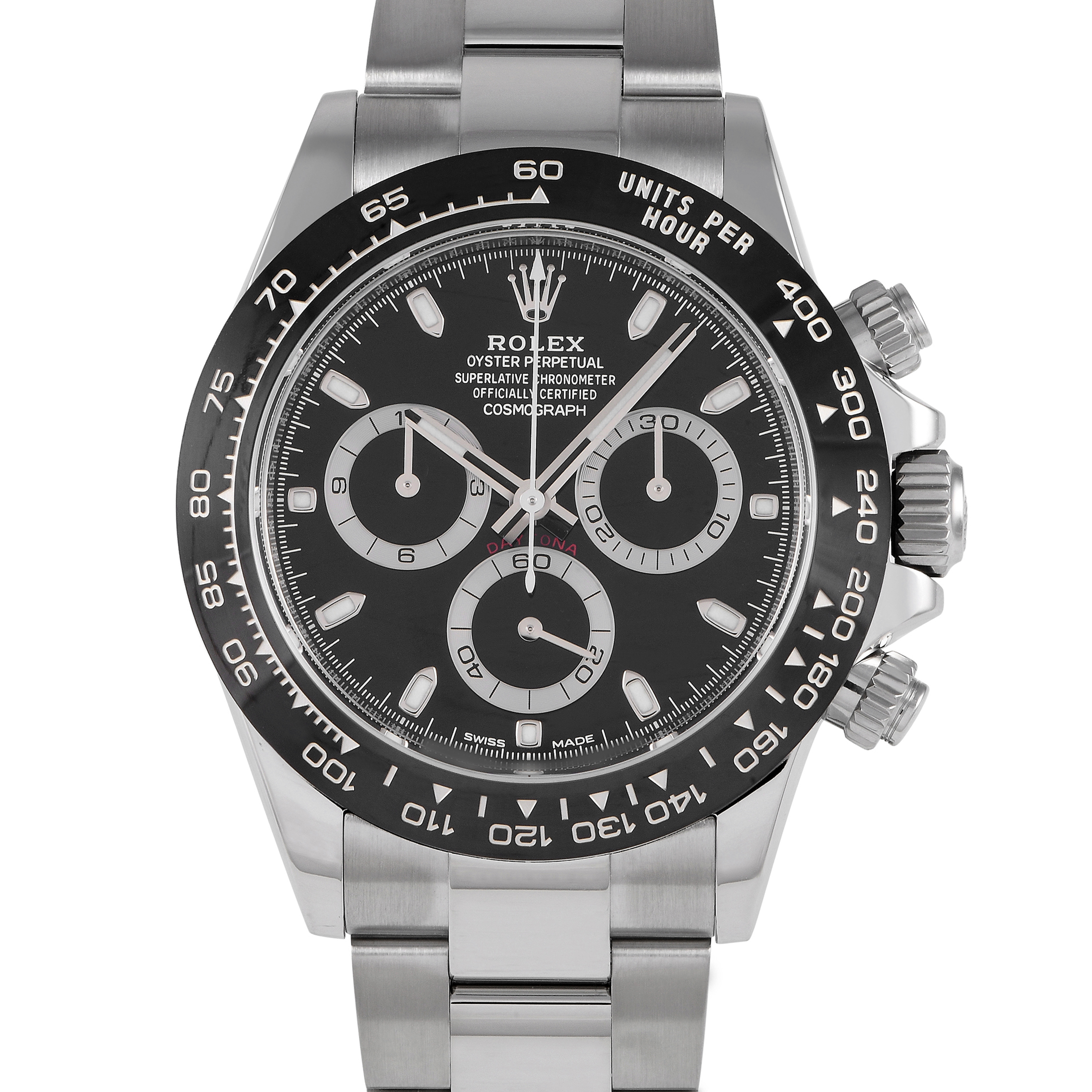 Rolex Cosmograph Daytona Black Dial Watch 116500LN-0002
