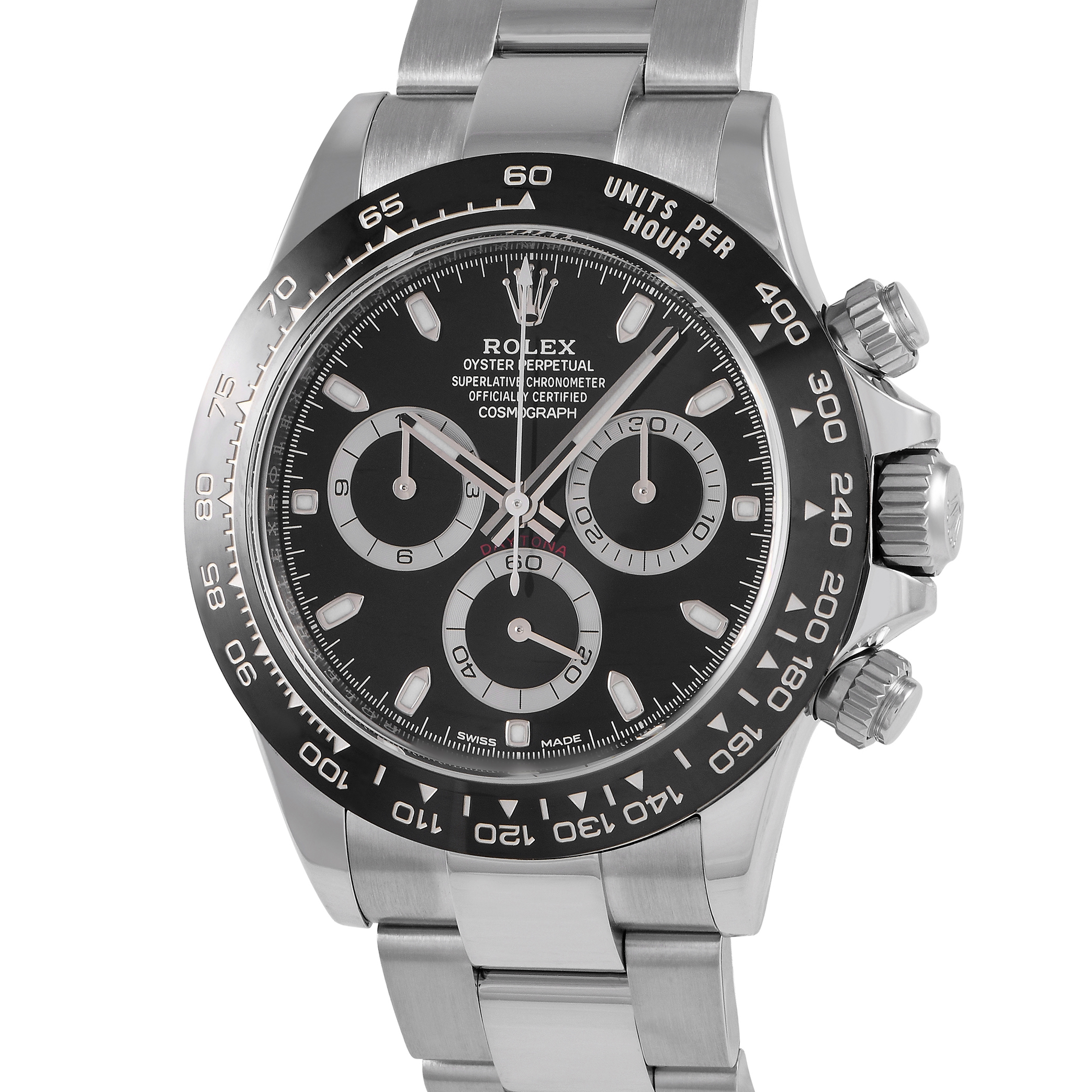Rolex Cosmograph Daytona Black Dial Watch 116500LN-0002