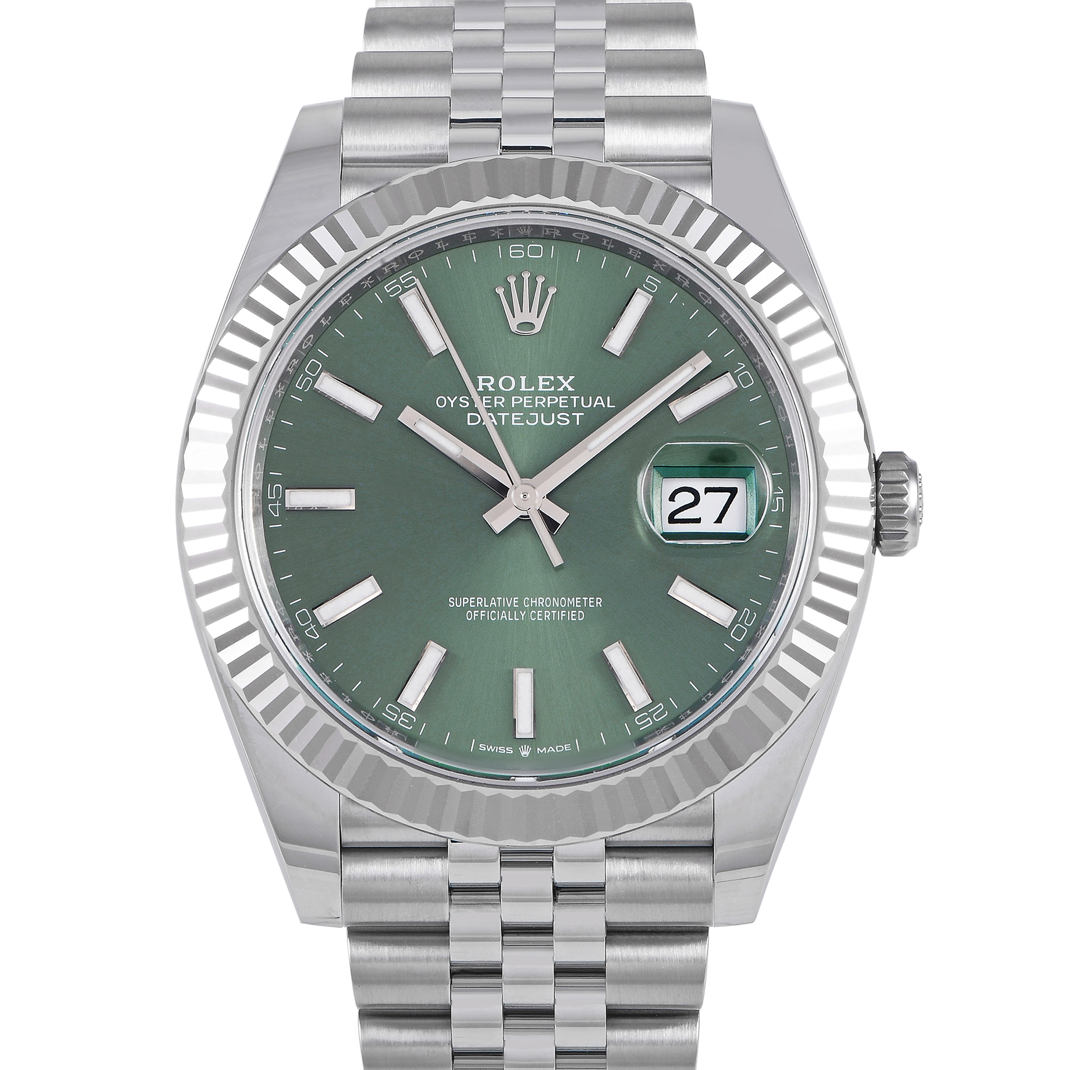Rolex Datejust 41 Mint Jubilee Watch 126334