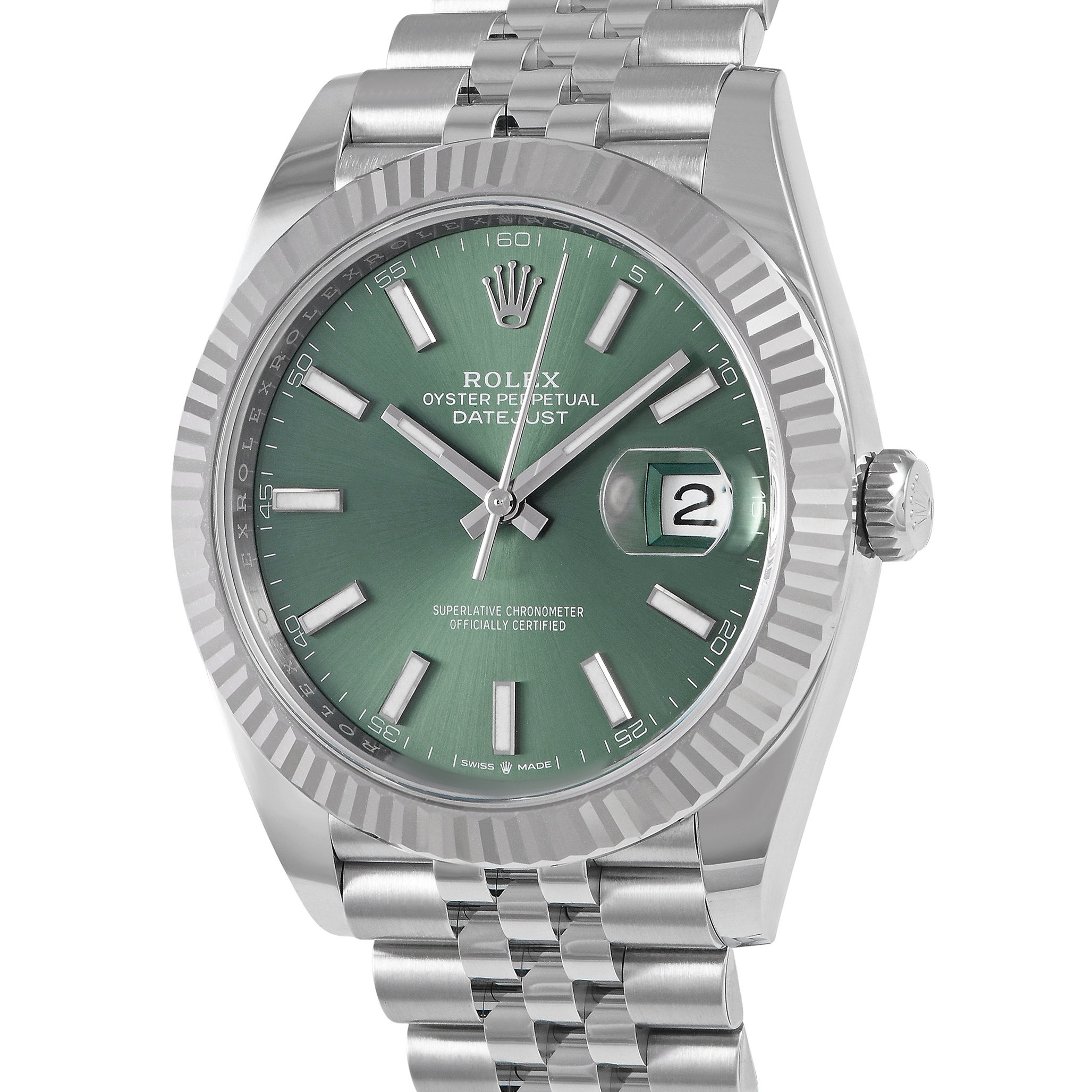 Rolex Datejust 41 Mint Jubilee Watch 126334