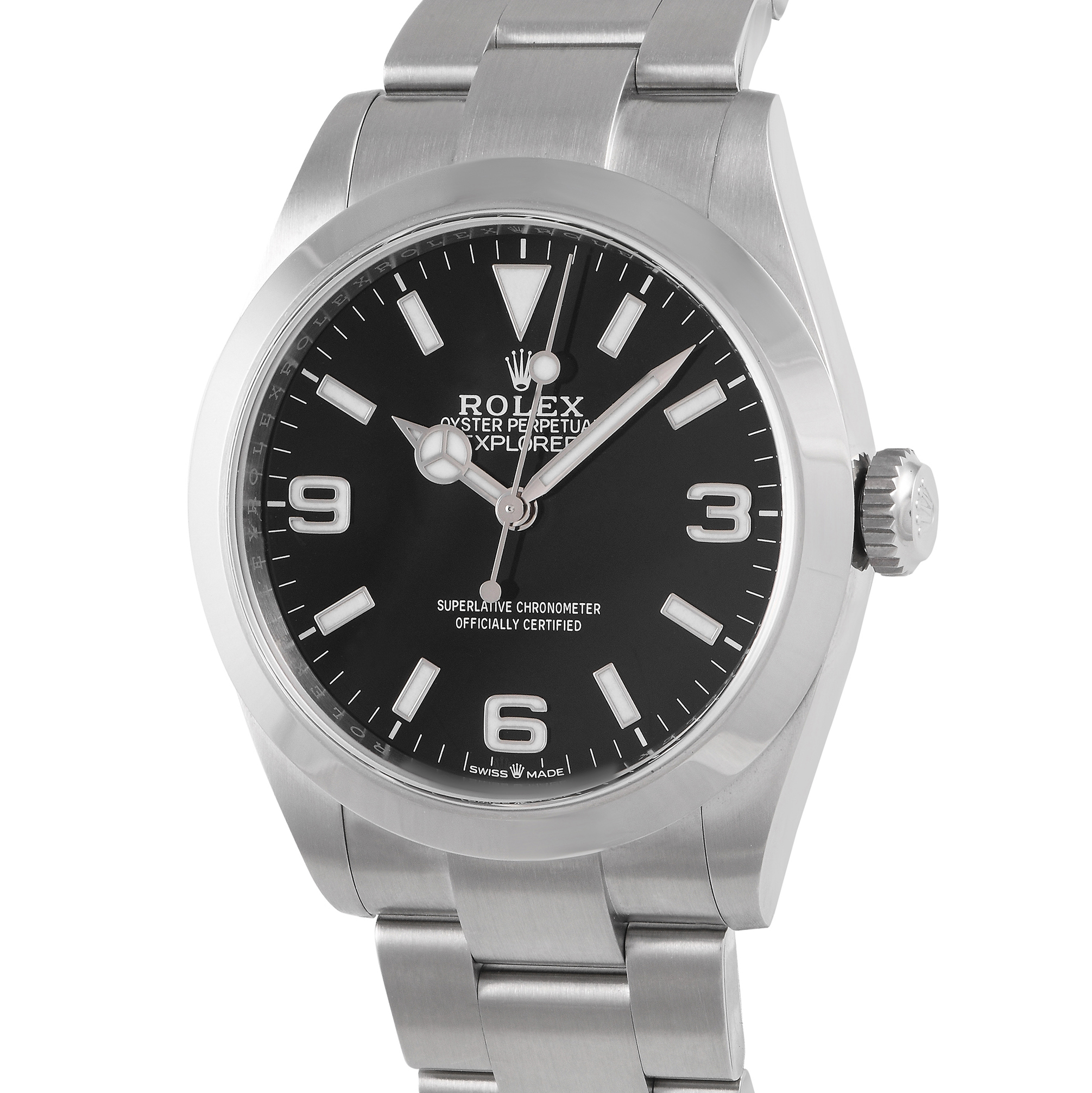 Rolex Explorer 40 Black Dial Watch 224270