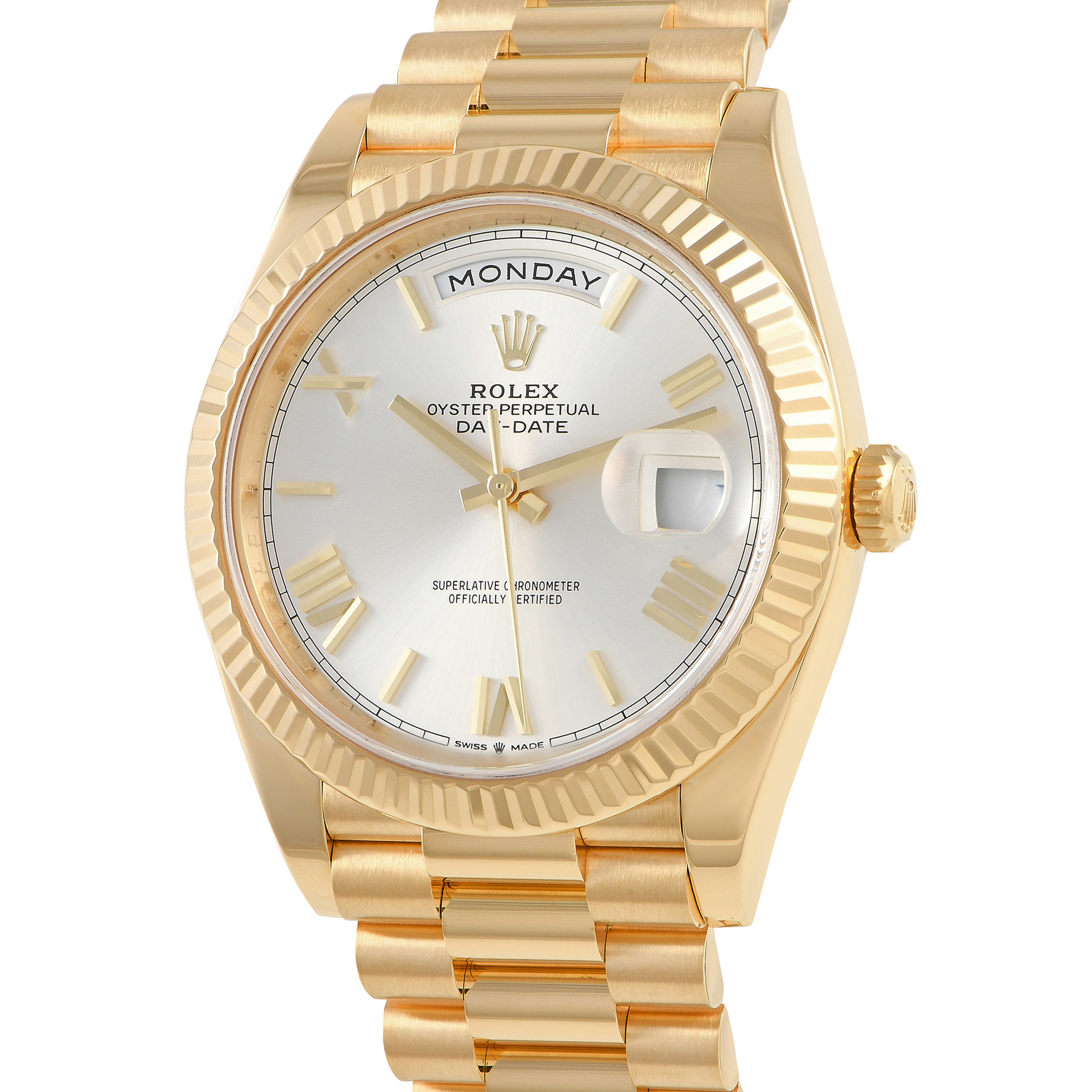 Rolex Day-Date 40 18K Yellow Gold Watch 228238