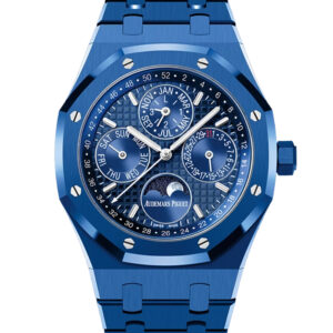 Audemars Piguet Royal Oak Perpetual Calendar Blue Ceramic Watch 26579cs.oo.1225cs.01