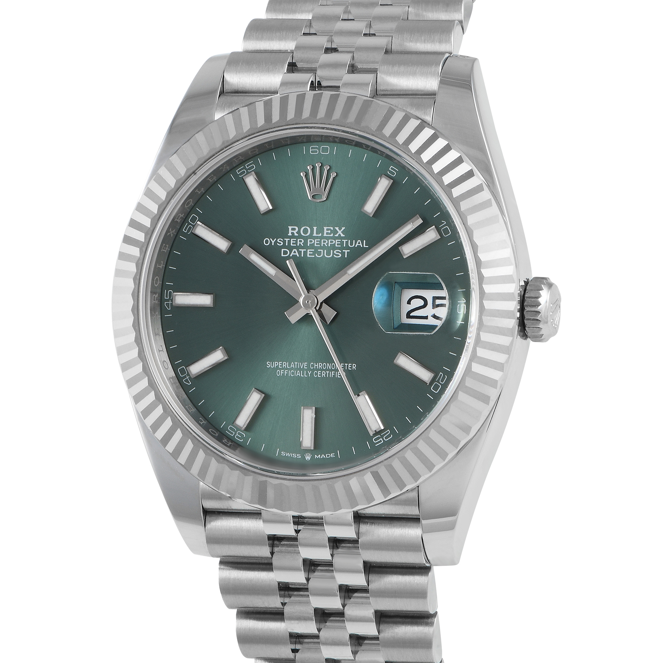 Rolex Datejust 41 Mint Green Dial Watch 126334