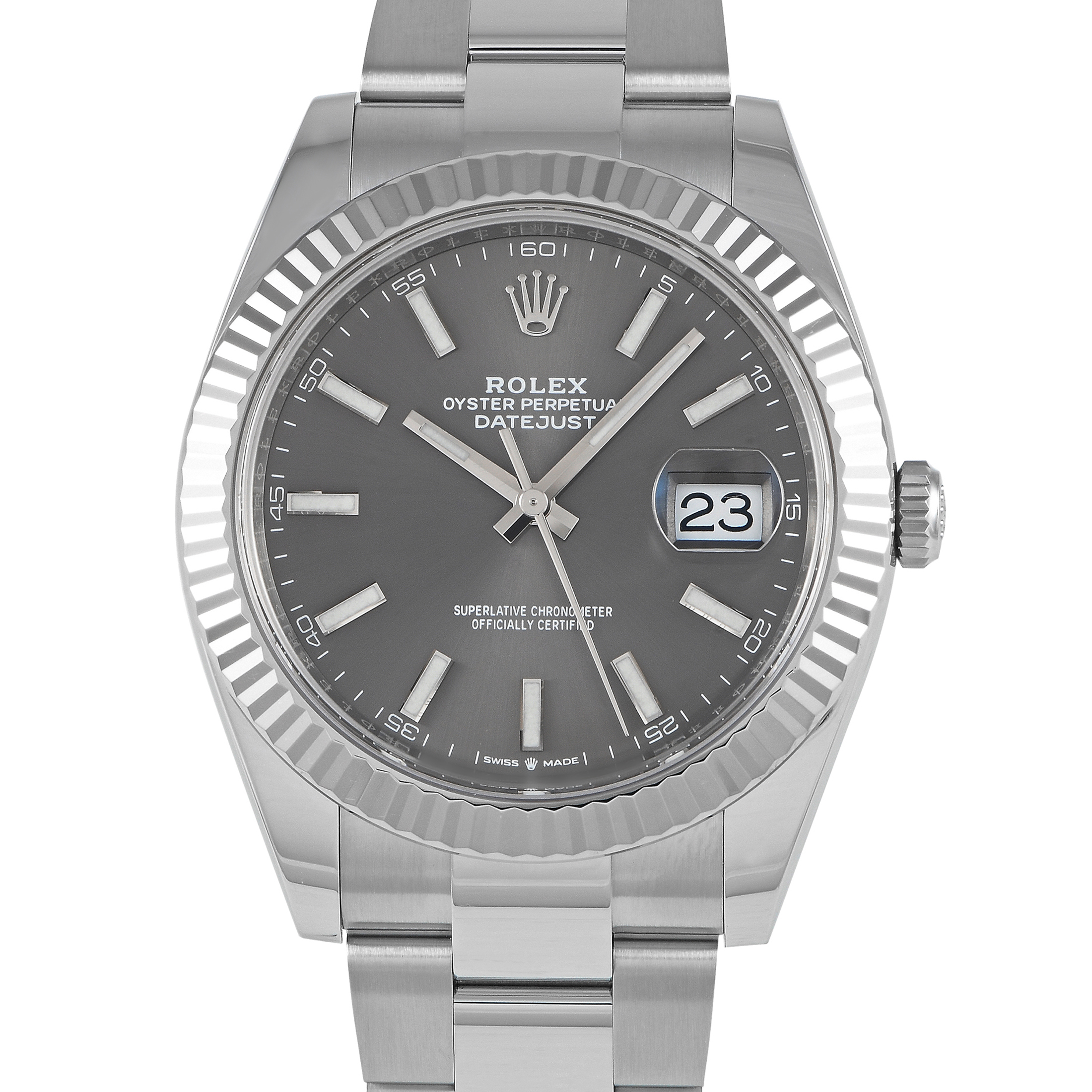 Rolex Datejust 41 Slate Dial Watch 126334