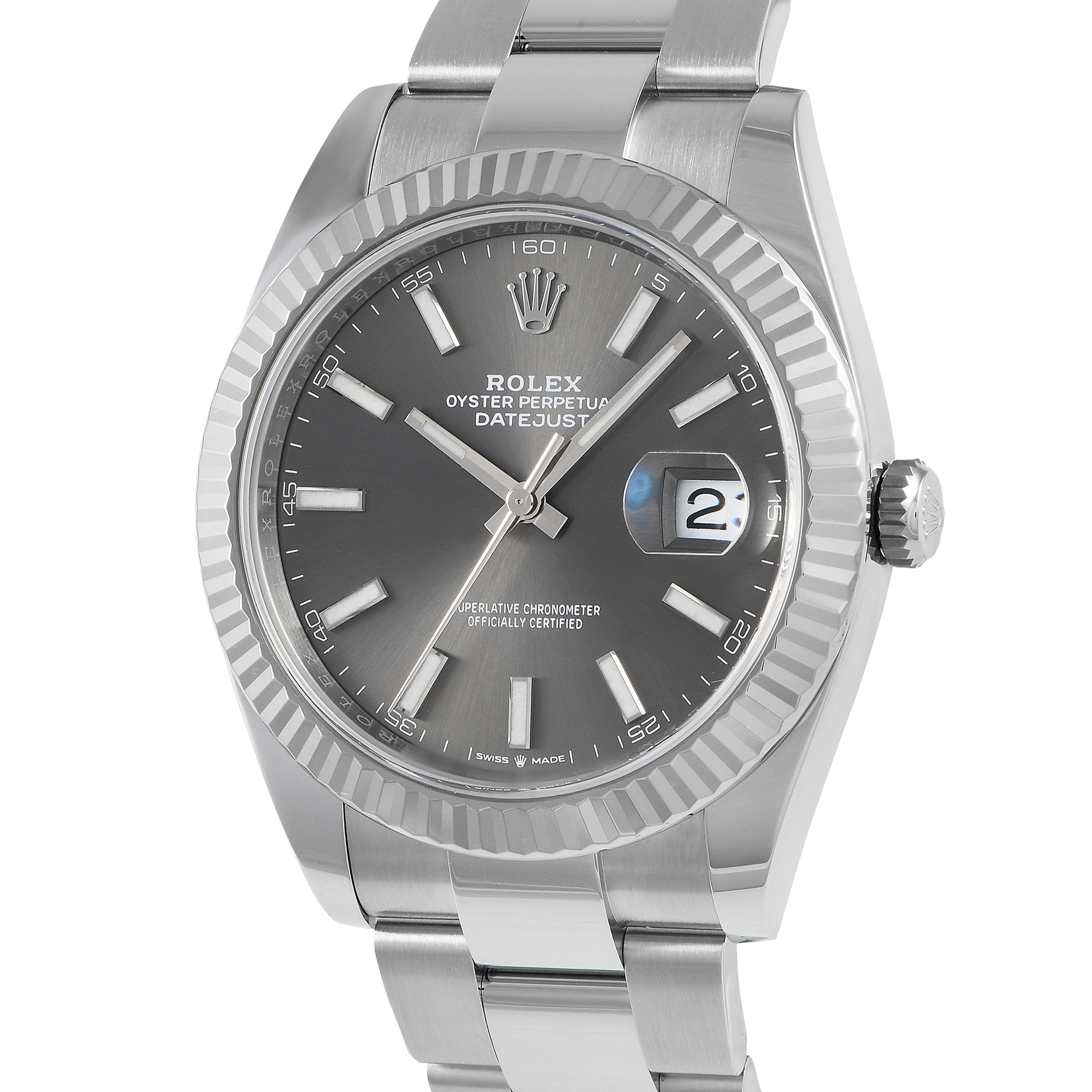 Rolex Datejust 41 Slate Dial Watch 126334