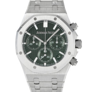 Audemars Piguet Royal Oak Khaki Green Dial 50th Anniversary Watch 26240ST.OO.1320ST.04