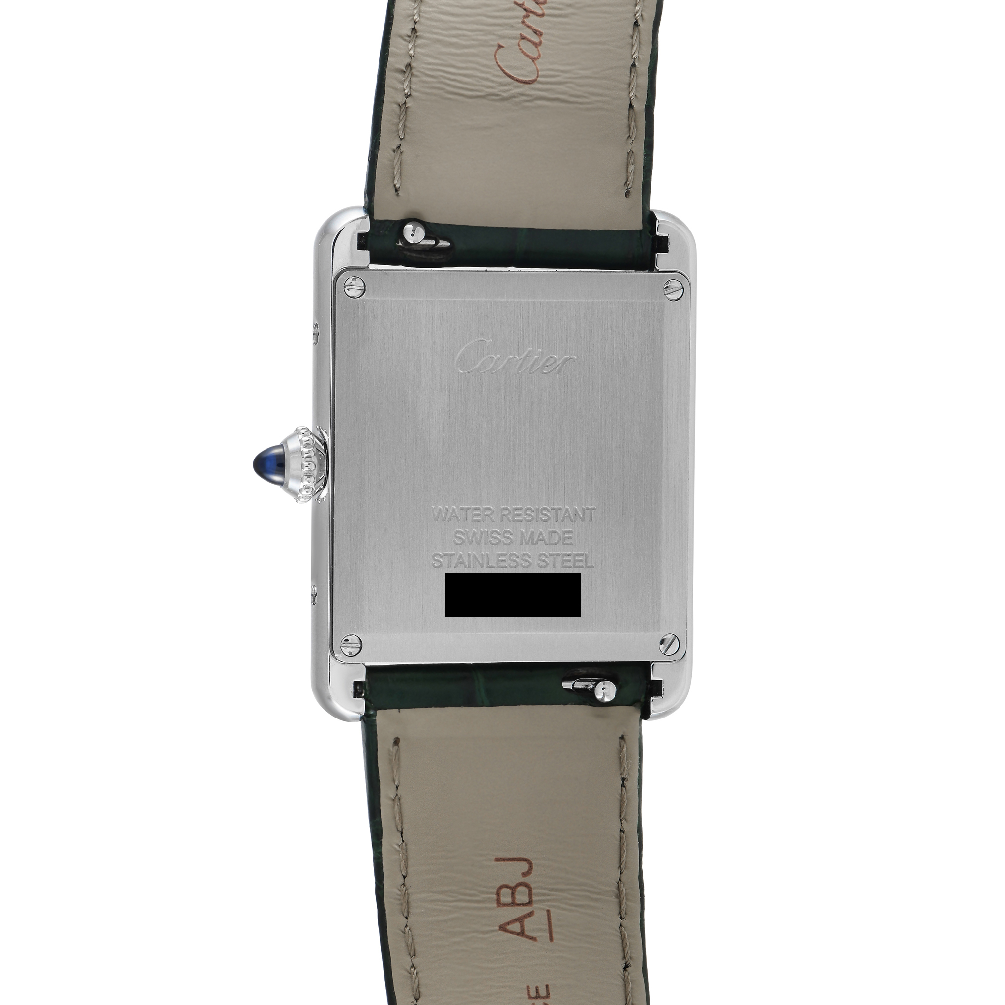 Cartier Tank Must Large Model Green Quartz Watch WSTA0056