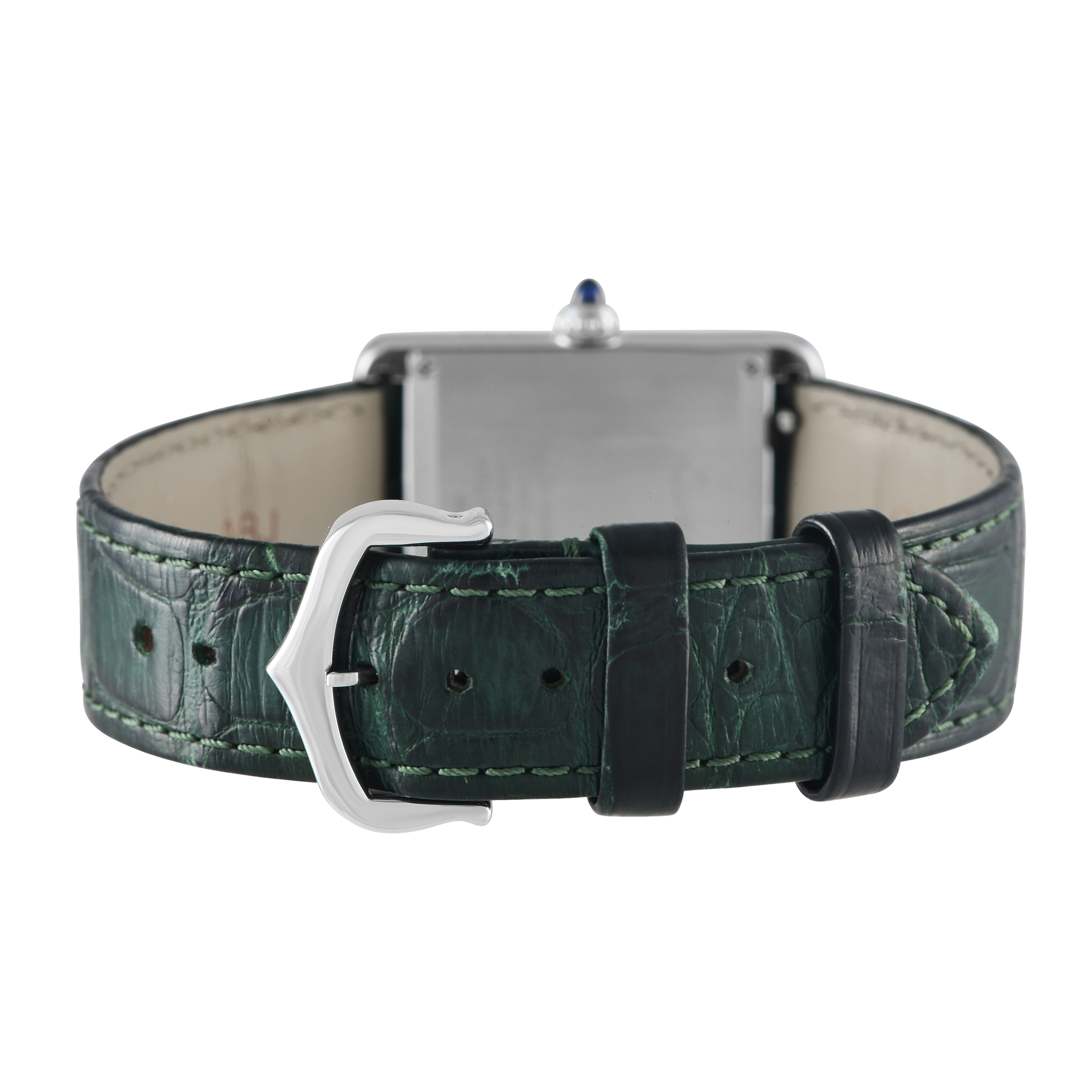 Cartier Tank Must Large Model Green Quartz Watch WSTA0056