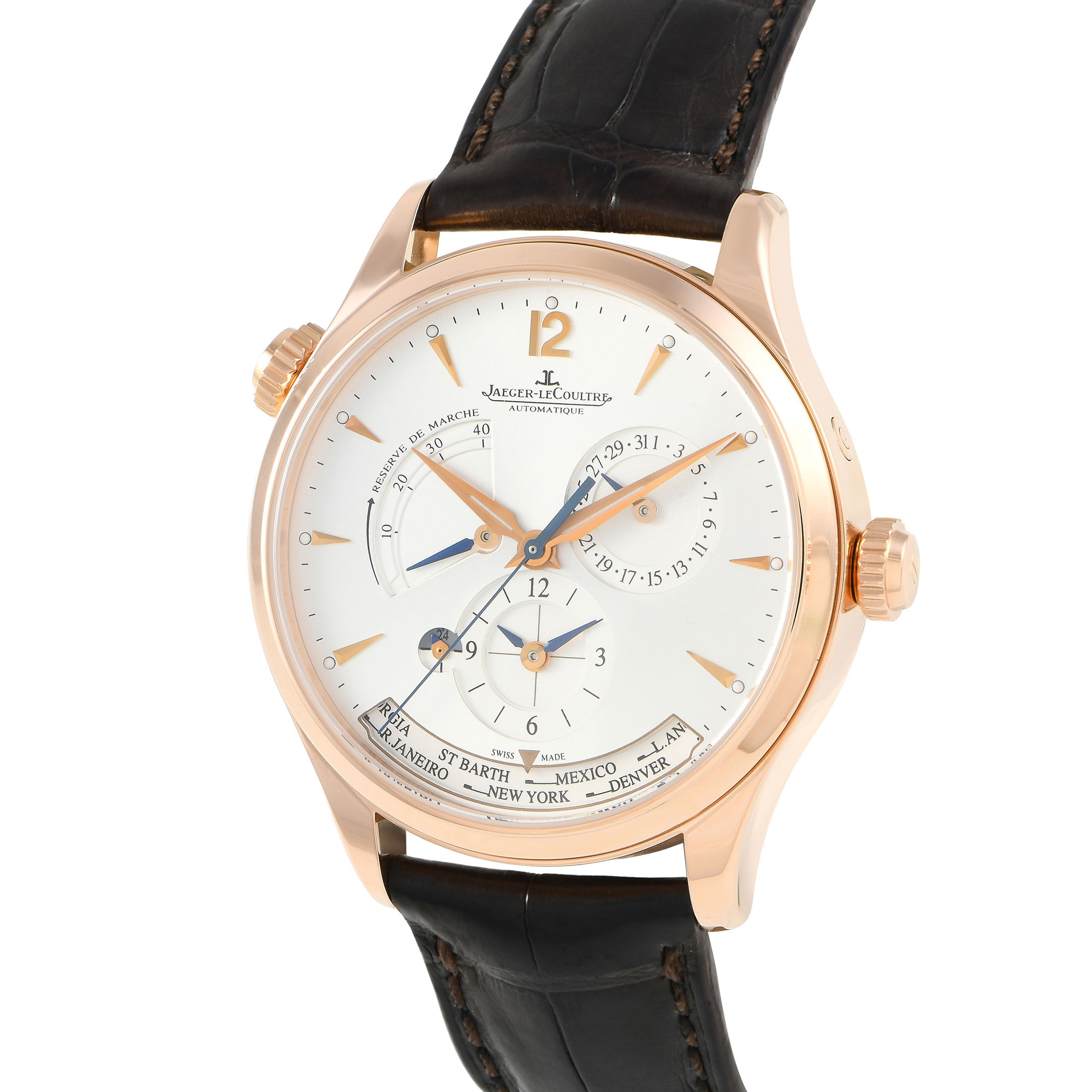 Jaeger-LeCoultre Master Control Geographic Rose Gold Watch 176.2.29.S /JLQ1422421