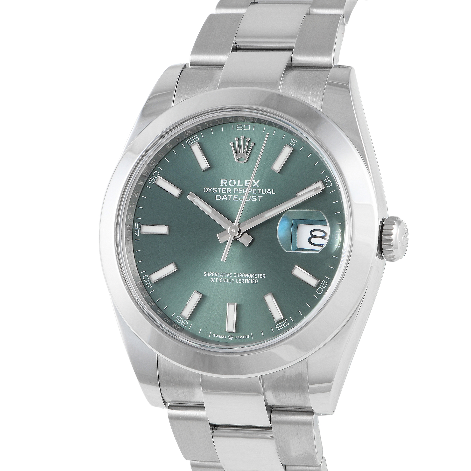 Rolex Datejust 41 Mint Green Dial Watch 126300