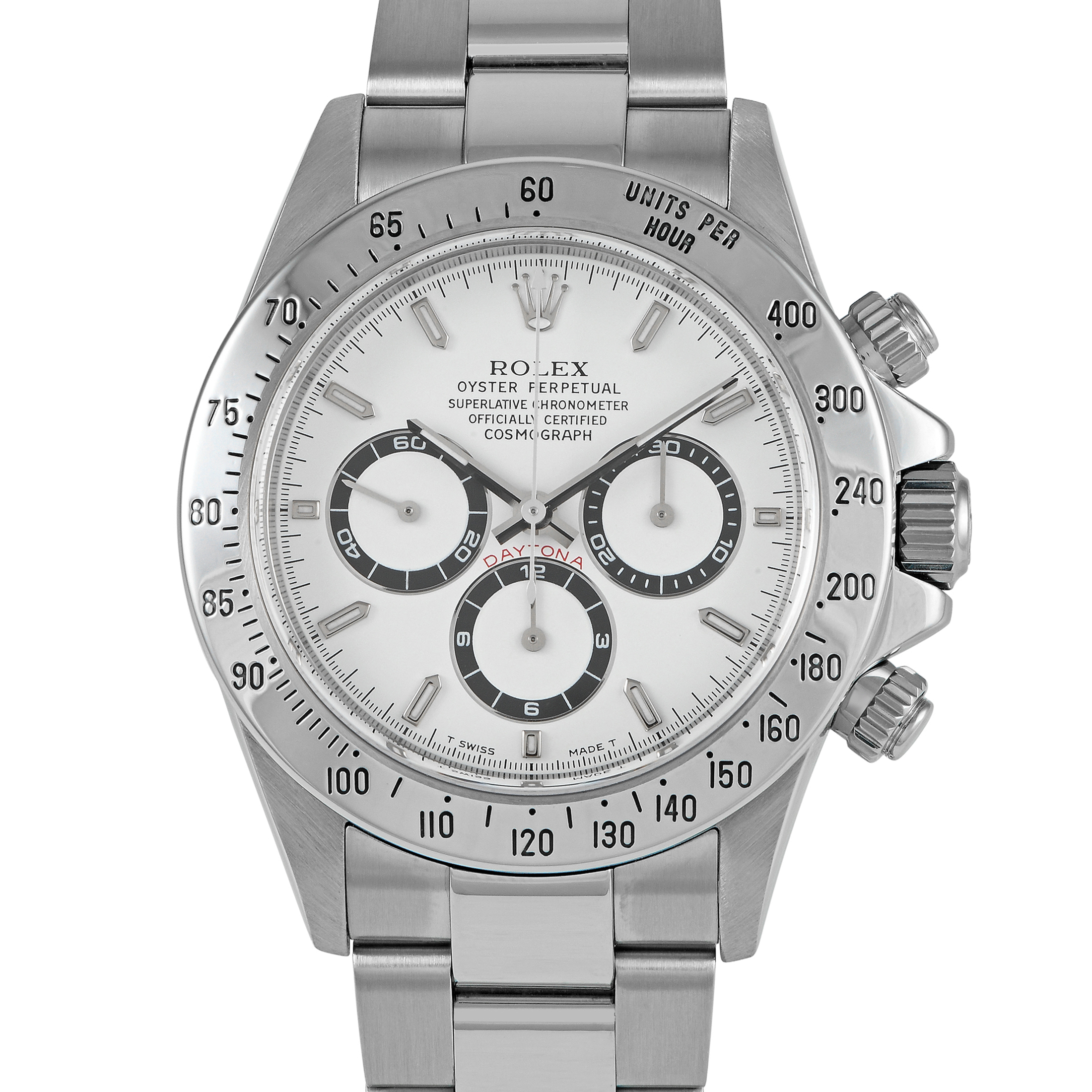 Rolex Daytona Zenith Chronograph 40mm Watch 16520