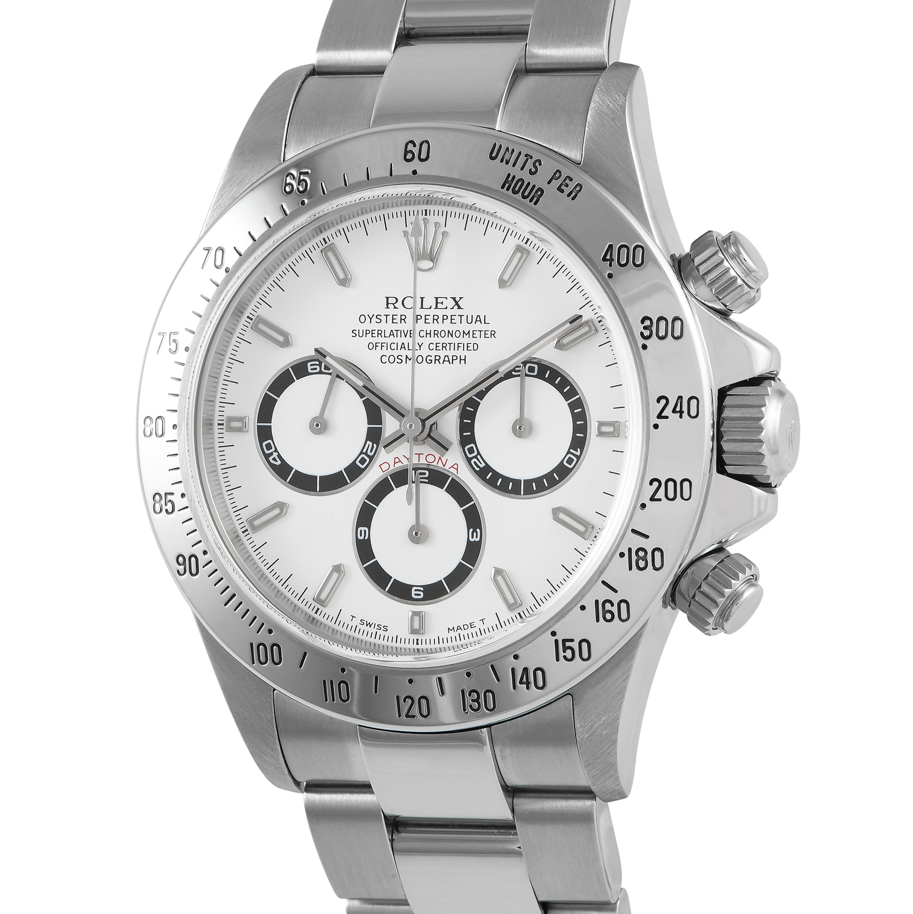 Rolex Daytona Zenith Chronograph 40mm Watch 16520