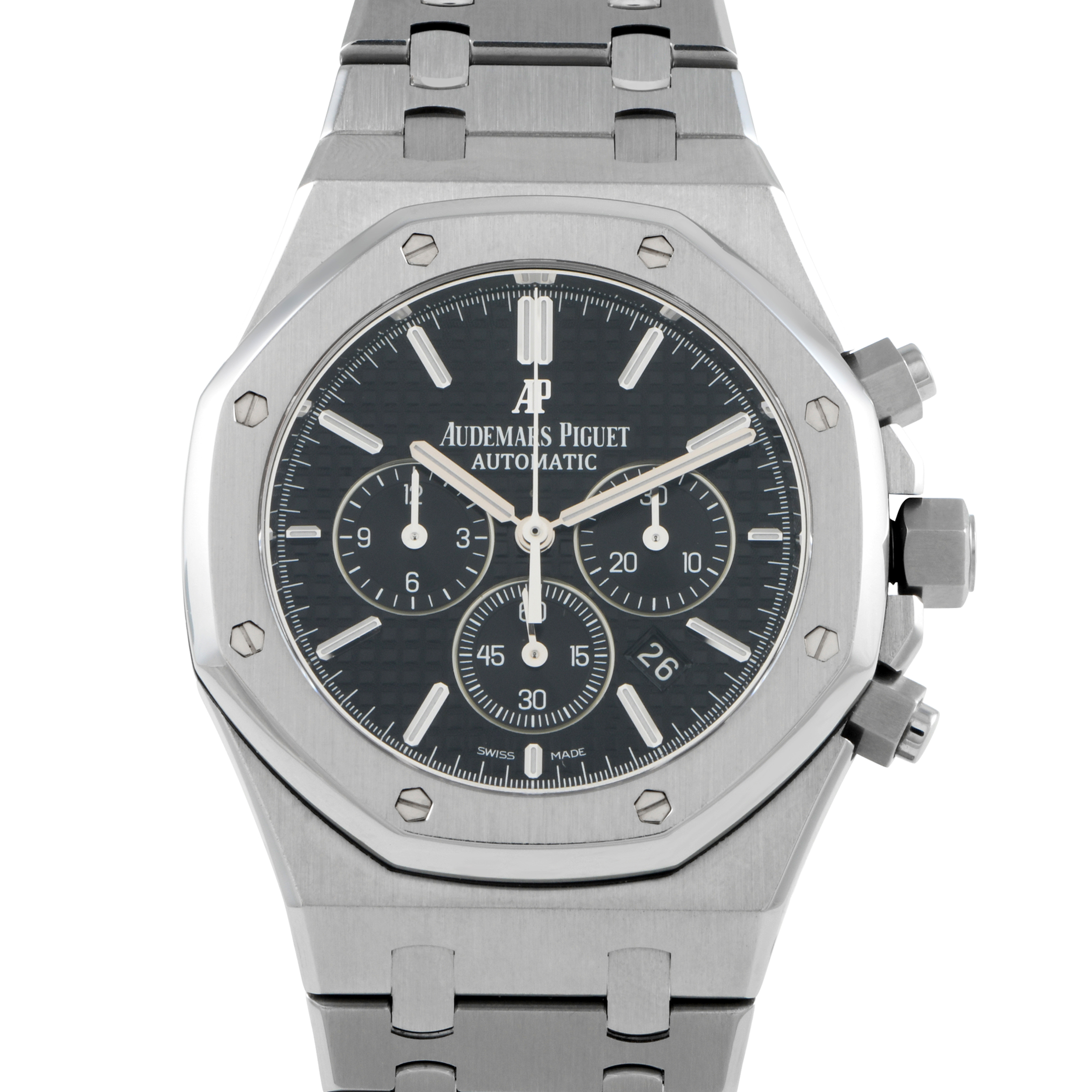 Audemars Piguet Royal Oak Chronograph Black Dial Men's Watch 26320ST.OO.1220ST.01