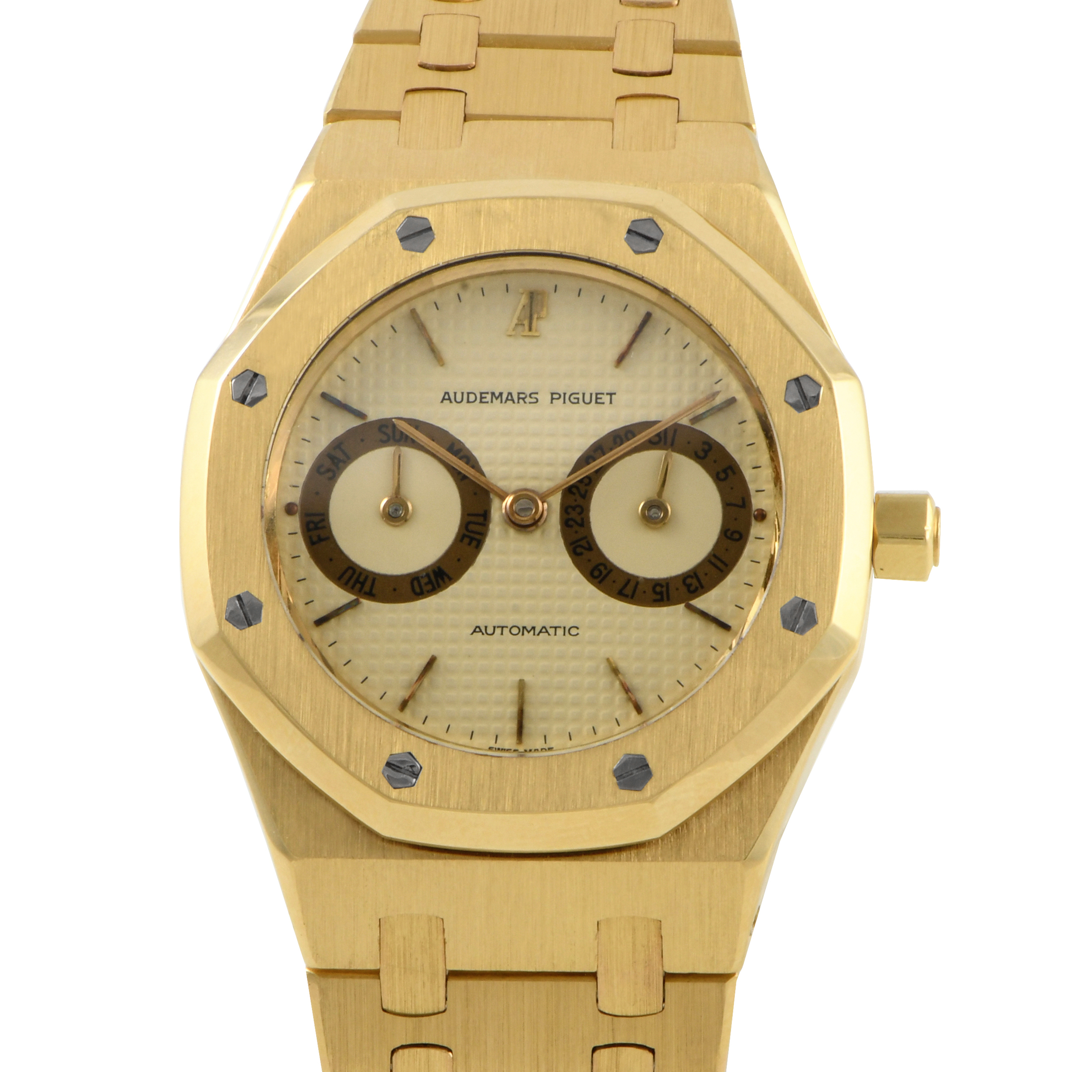 Audemars Piguet Royal Oak Day Date Yellow Gold Watch 5572BA