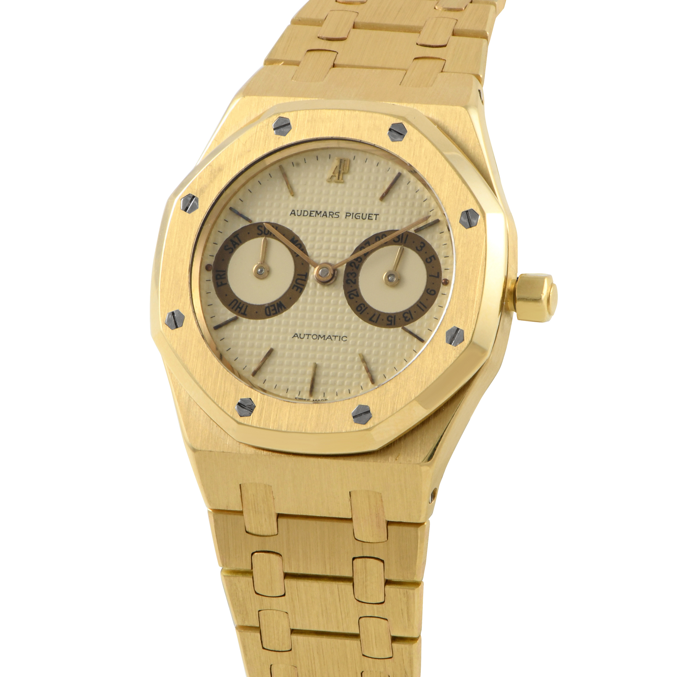 Audemars Piguet Royal Oak Day Date Yellow Gold Watch 5572BA