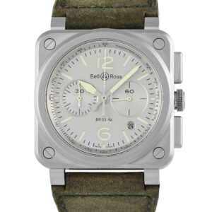 Bell & Ross BR03-94 Horolum Watch BR0394-GR-ST/SCA