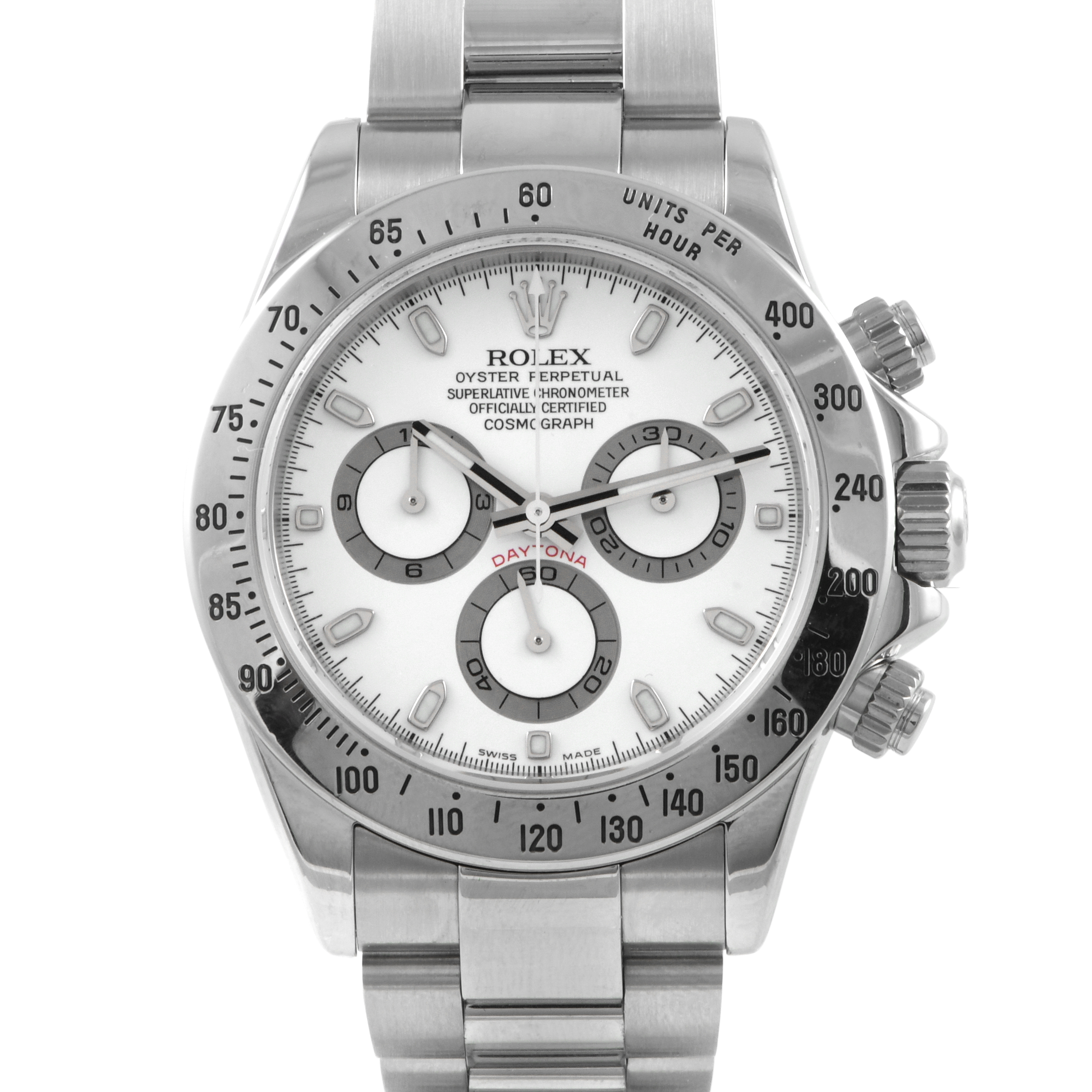 Rolex Daytona White Dial Watch 116520